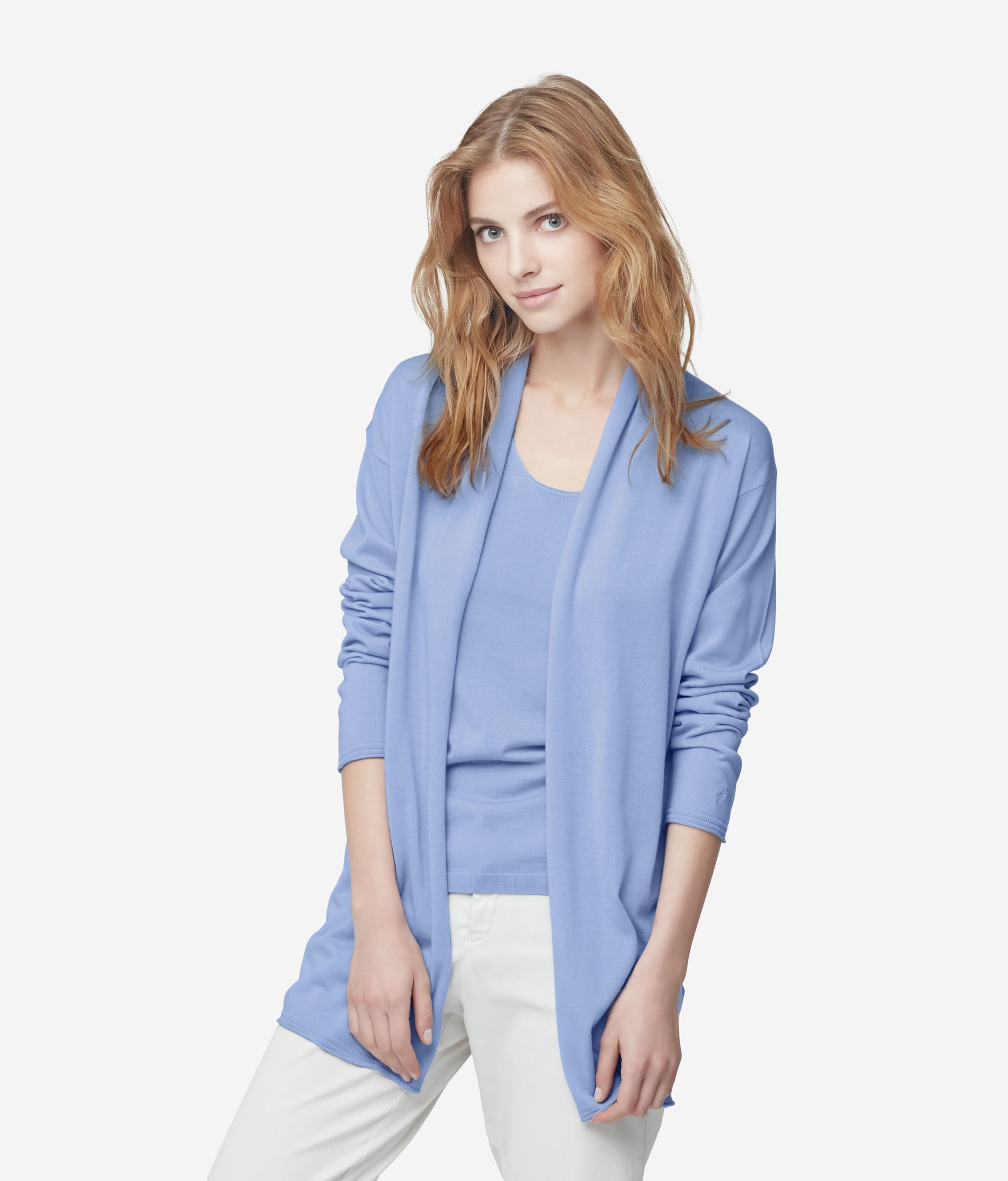 Long Ultrafine Cashmere Cardigan