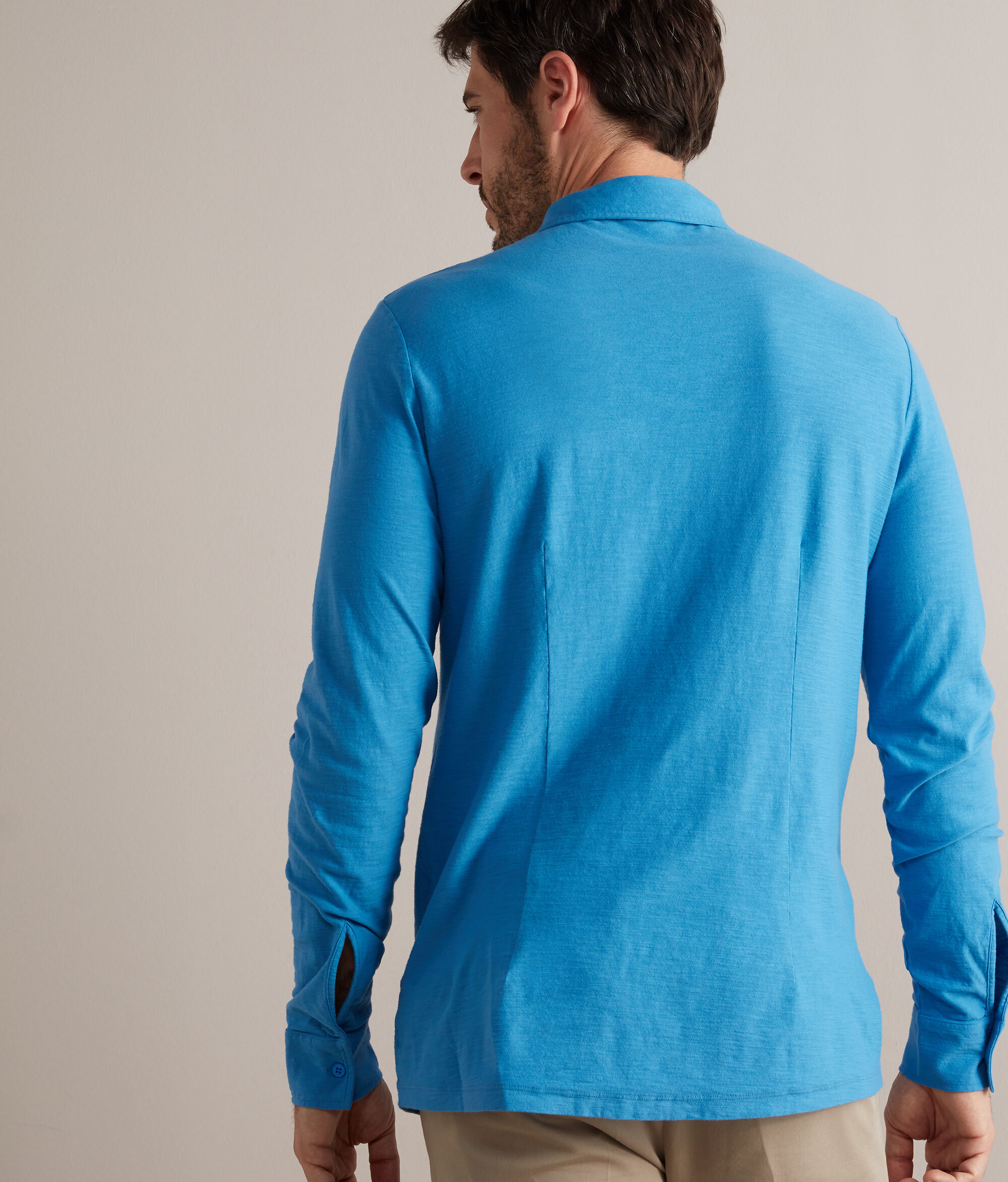 Camiseta de algodón jaspeado Twist