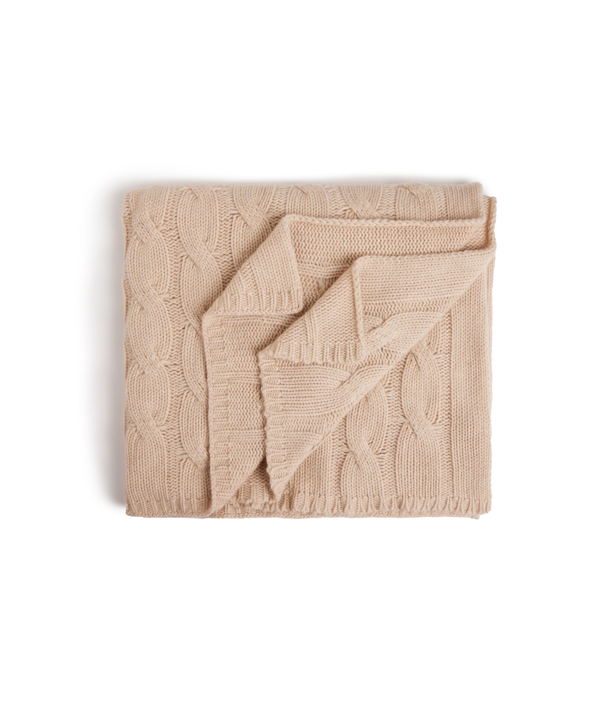 Coperta in Cashmere Trecce