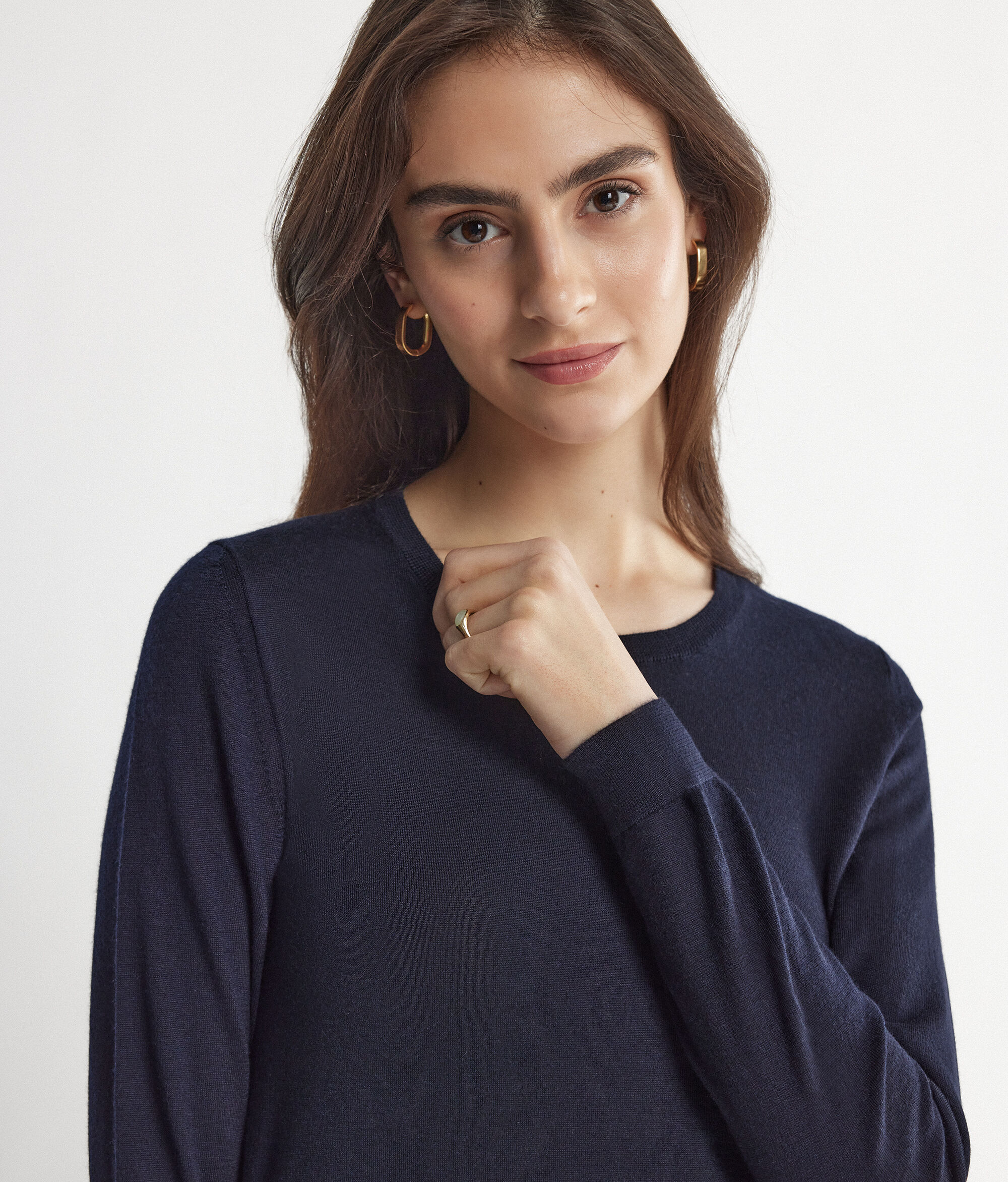 Maglia Girocollo in Cashmere Ultrafine