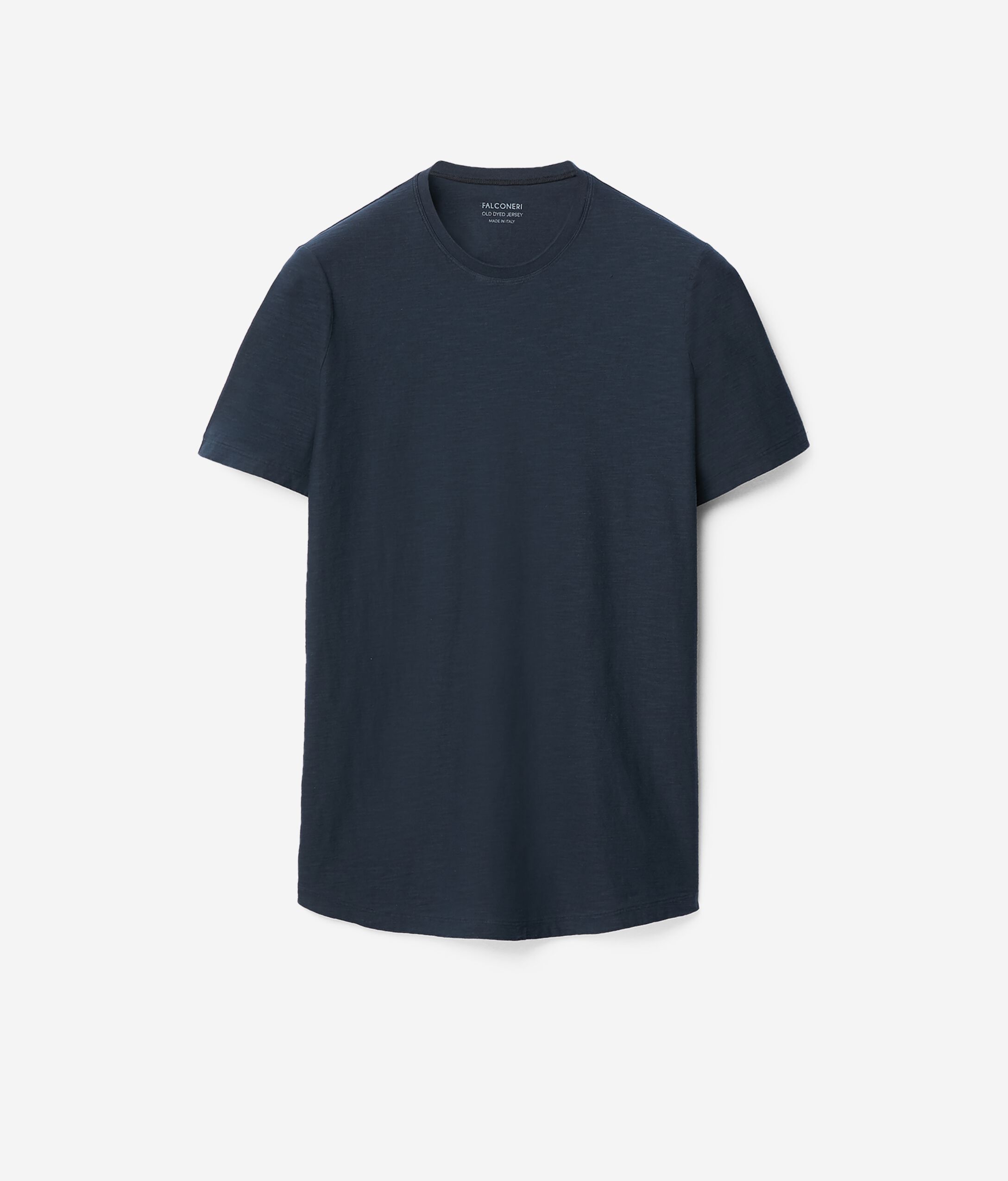 Camiseta de algodón retorcido
