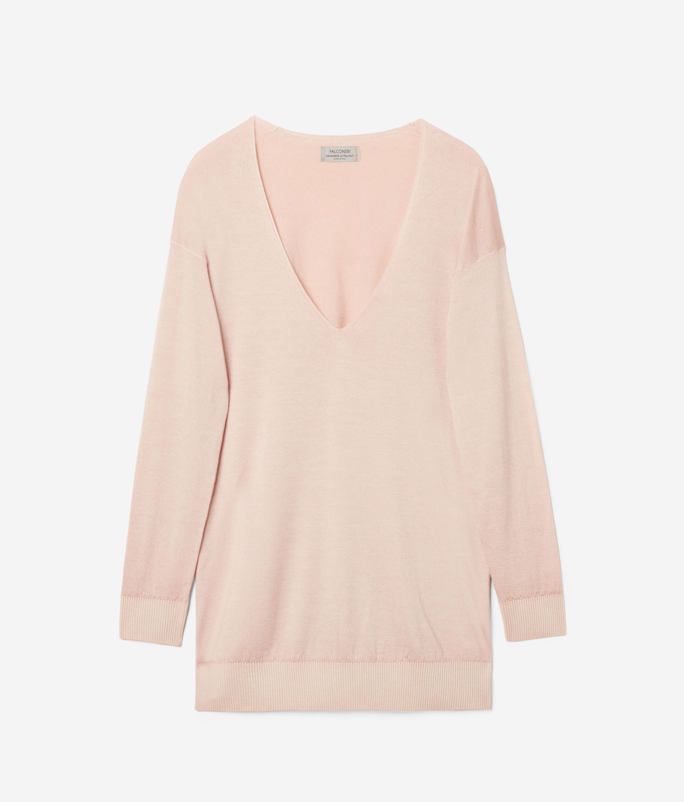 Ultrafine Cashmere Oversized V-neck Sweater