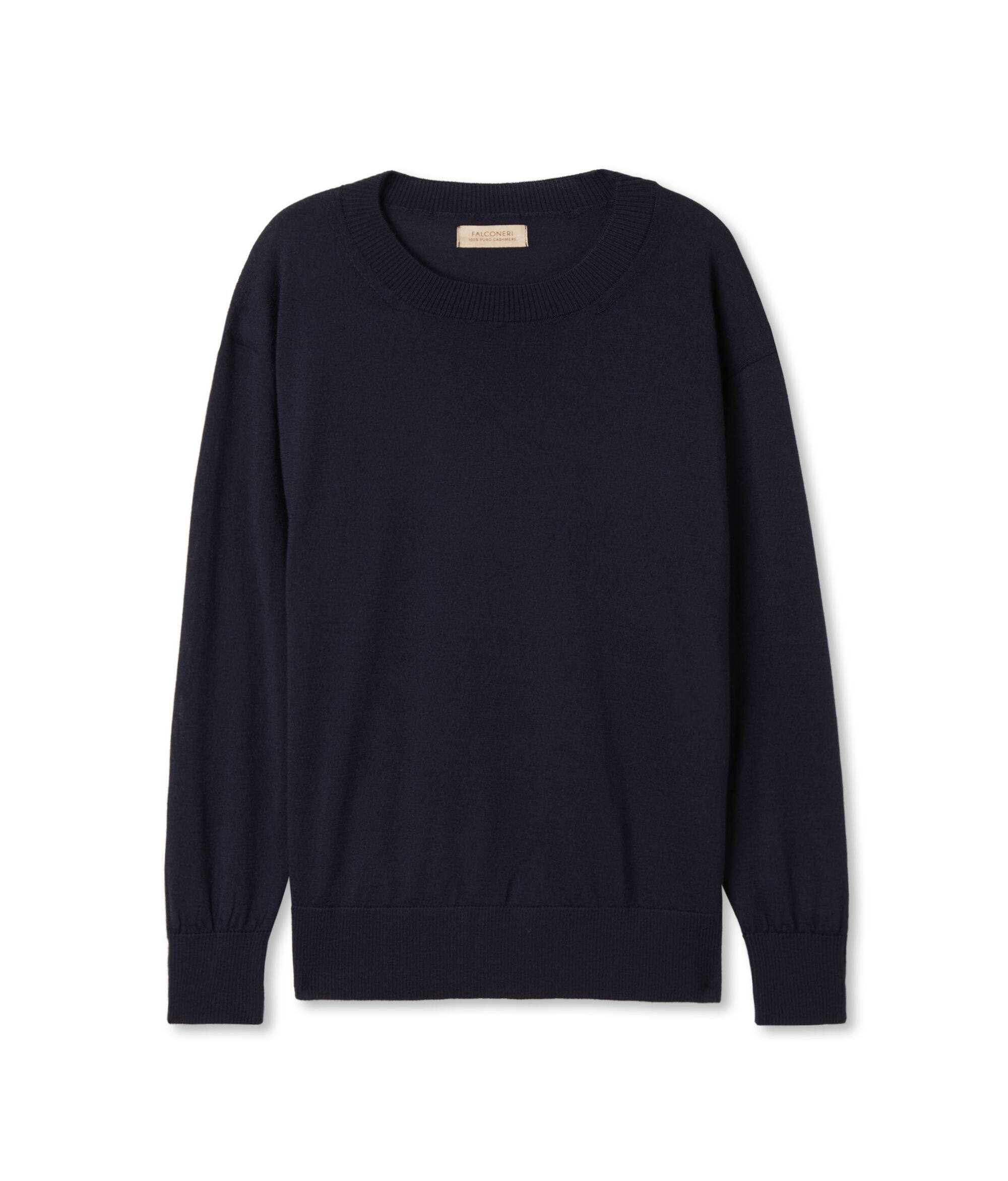 Maglia Girocollo in Cashmere con spacchi