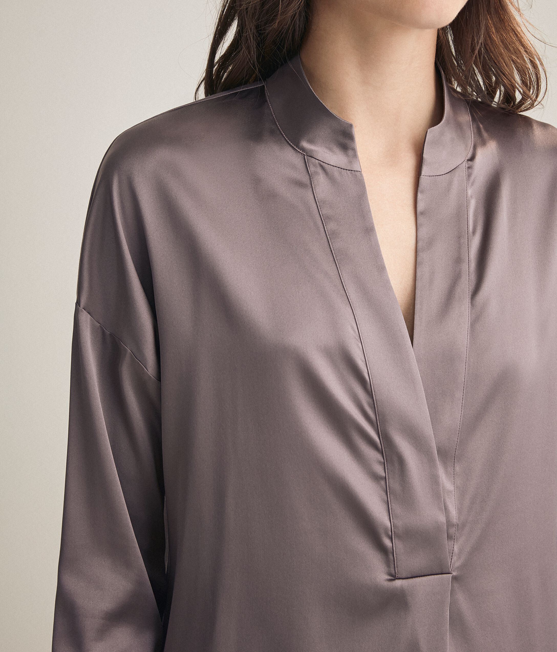 Camicia Collo Coreana