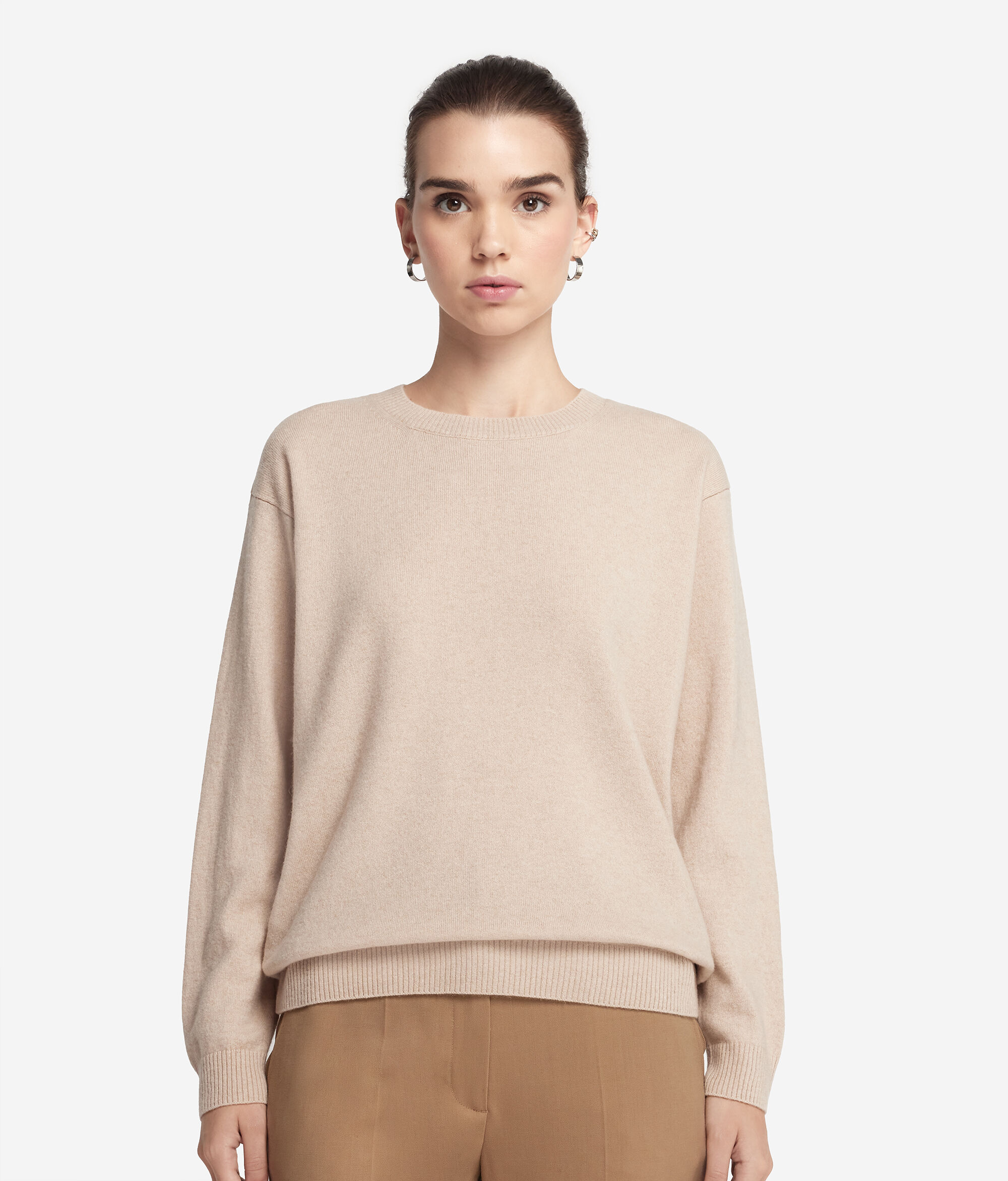 Pullover mit U-Boot-Ausschnitt aus Kaschmir Ultrasoft