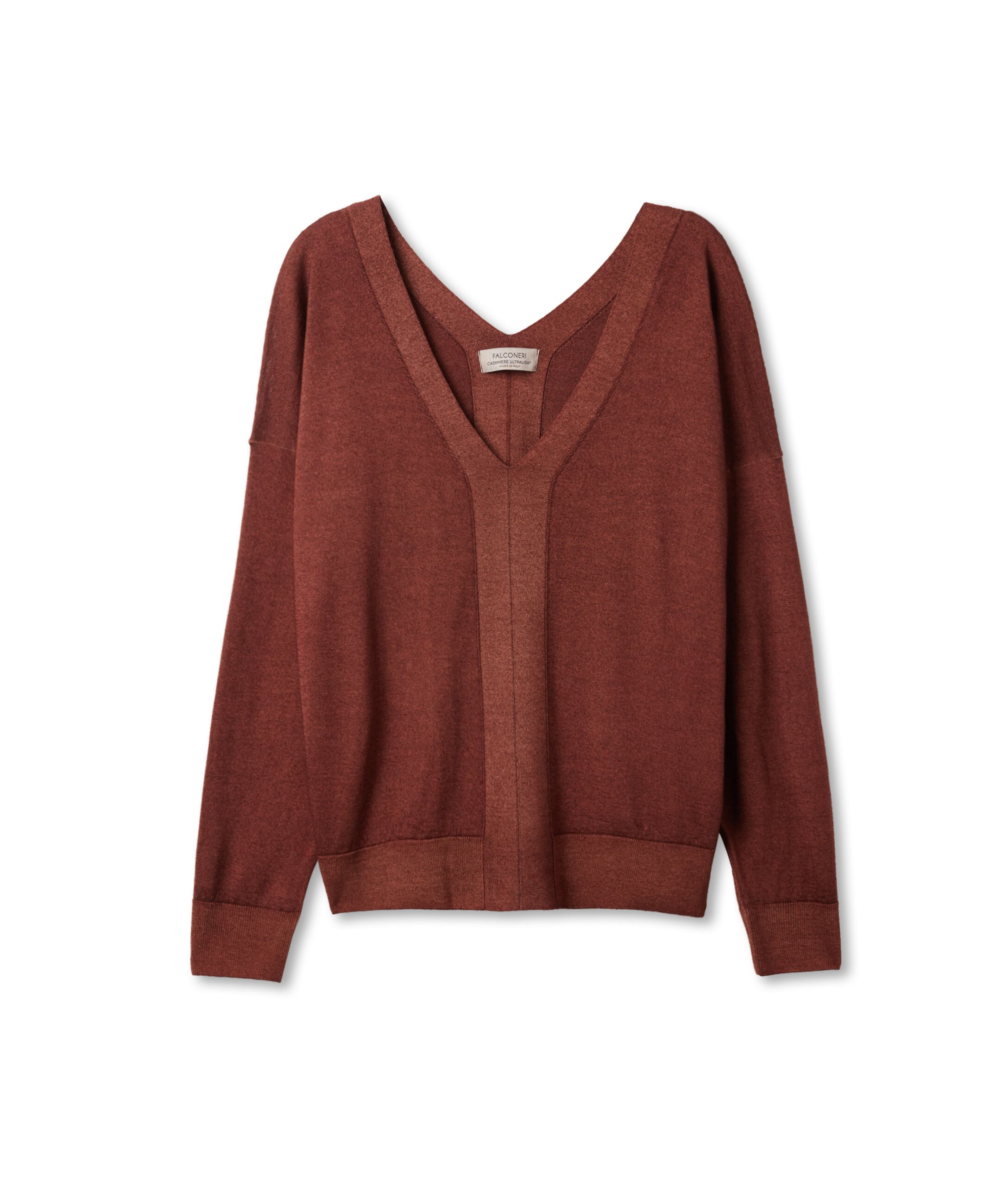 Ultrafine Cashmere Oversized V-Neck Sweater