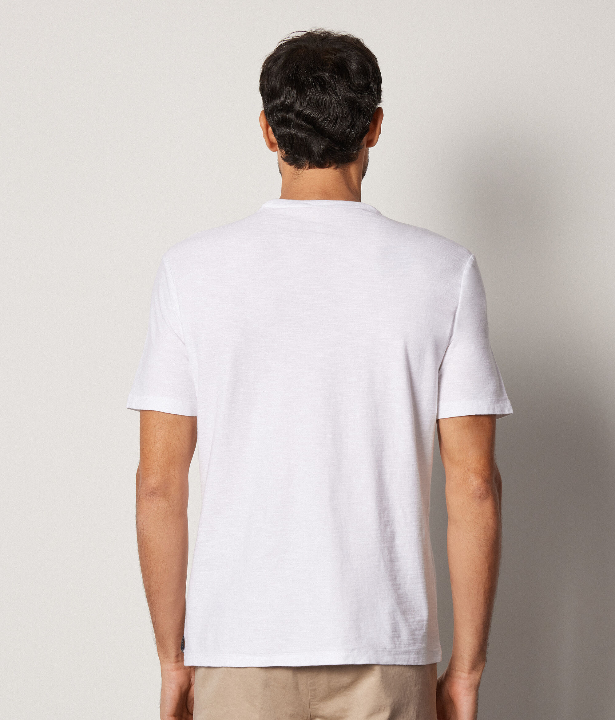 Slub Cotton T-Shirt Twist