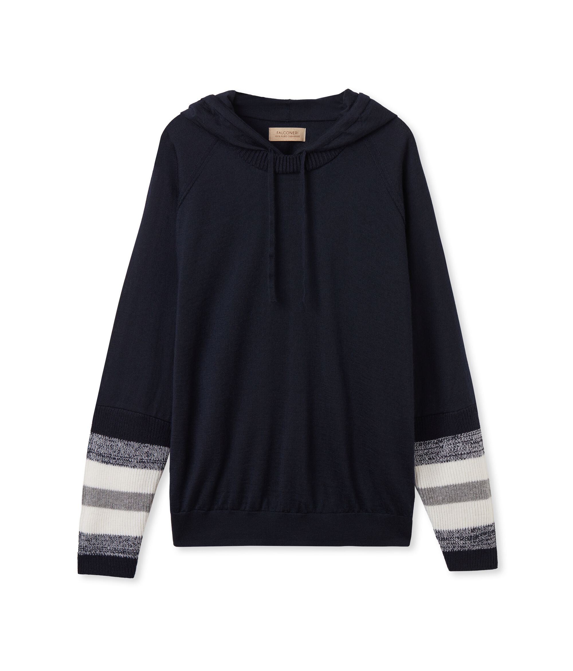 Cashmere Sweatshirt with Muff Sleeves