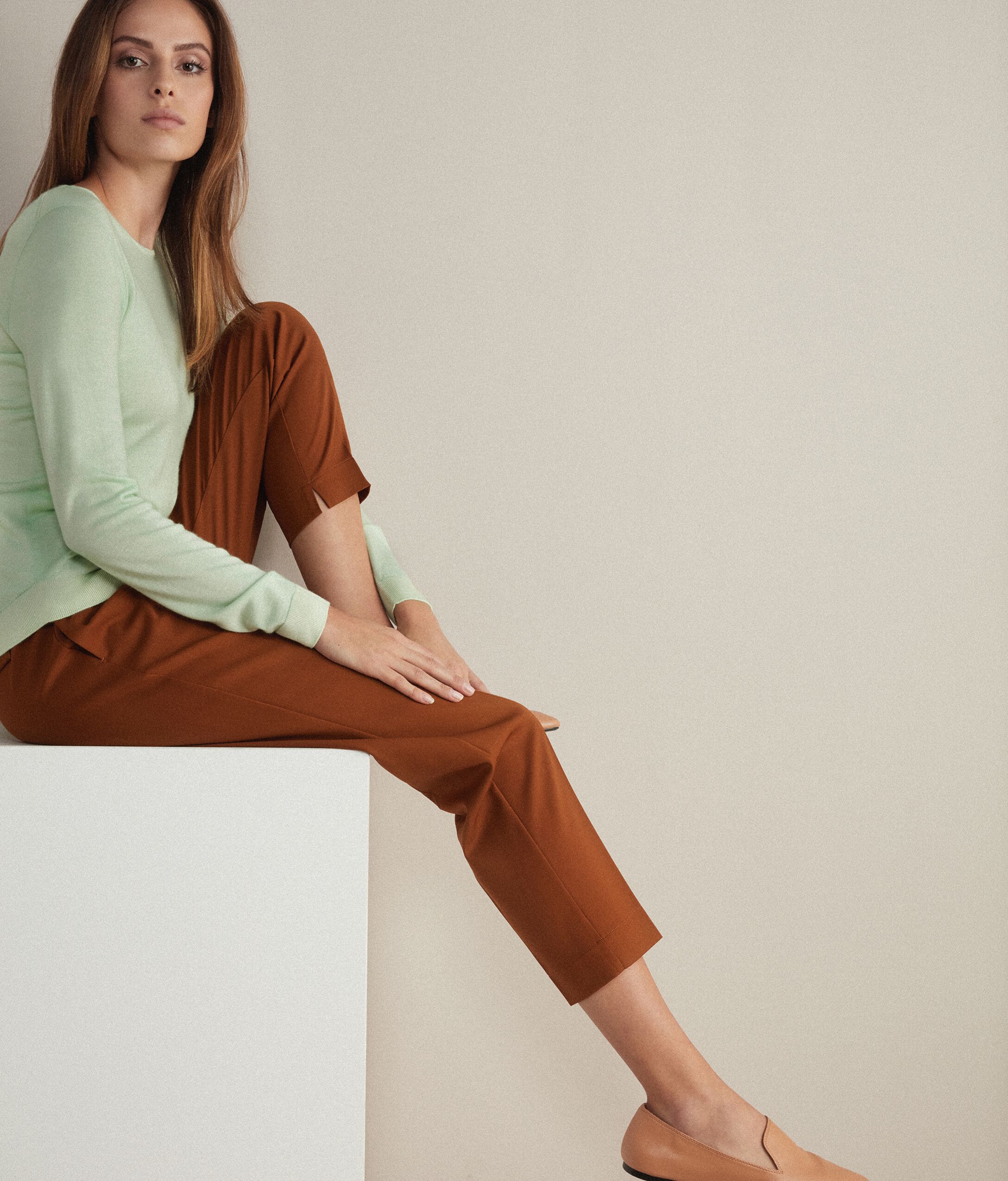 Maglia Girocollo in Cashmere Ultrafine