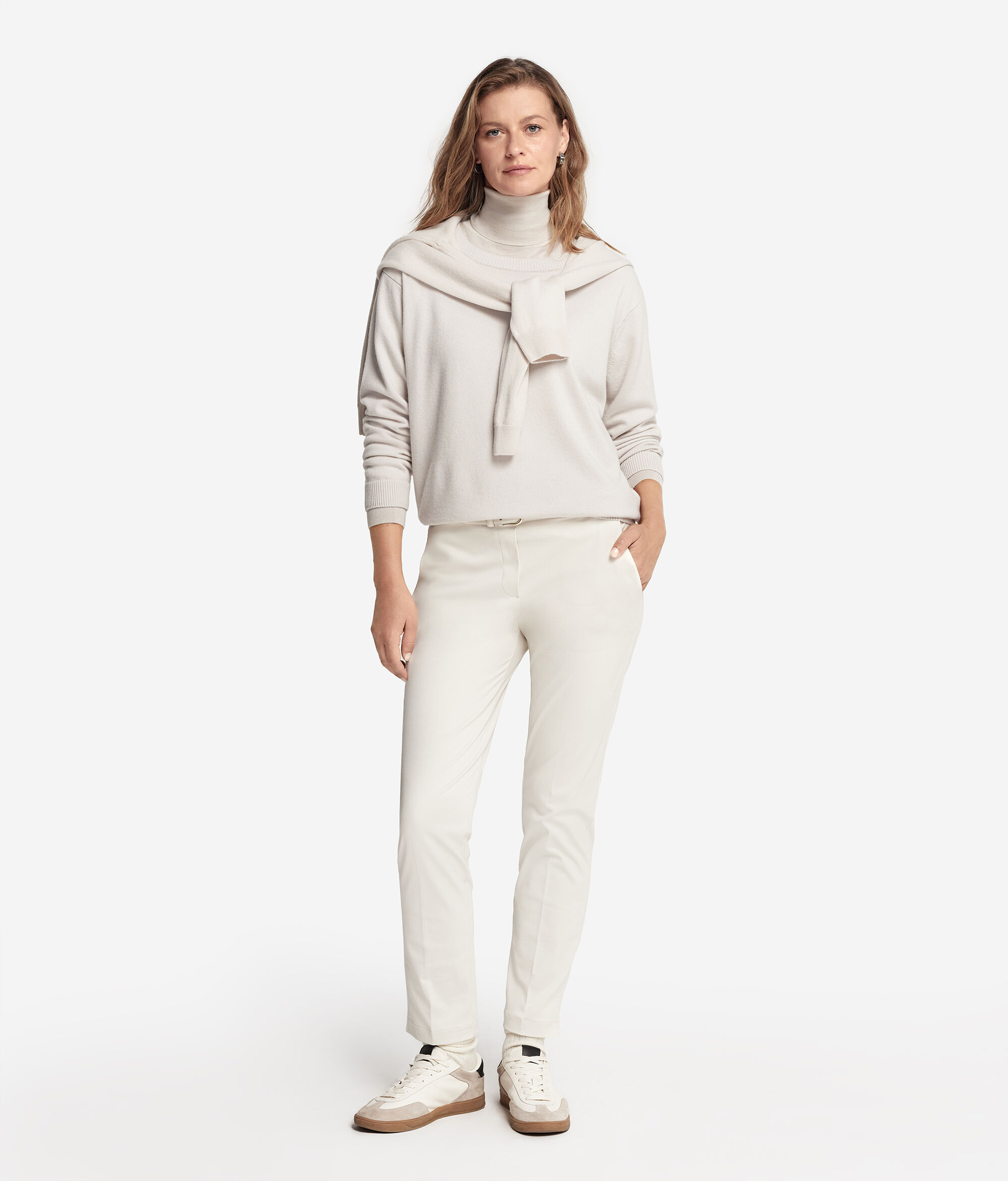 Sweter z dekoltem w łódkę z kaszmiru Ultrasoft