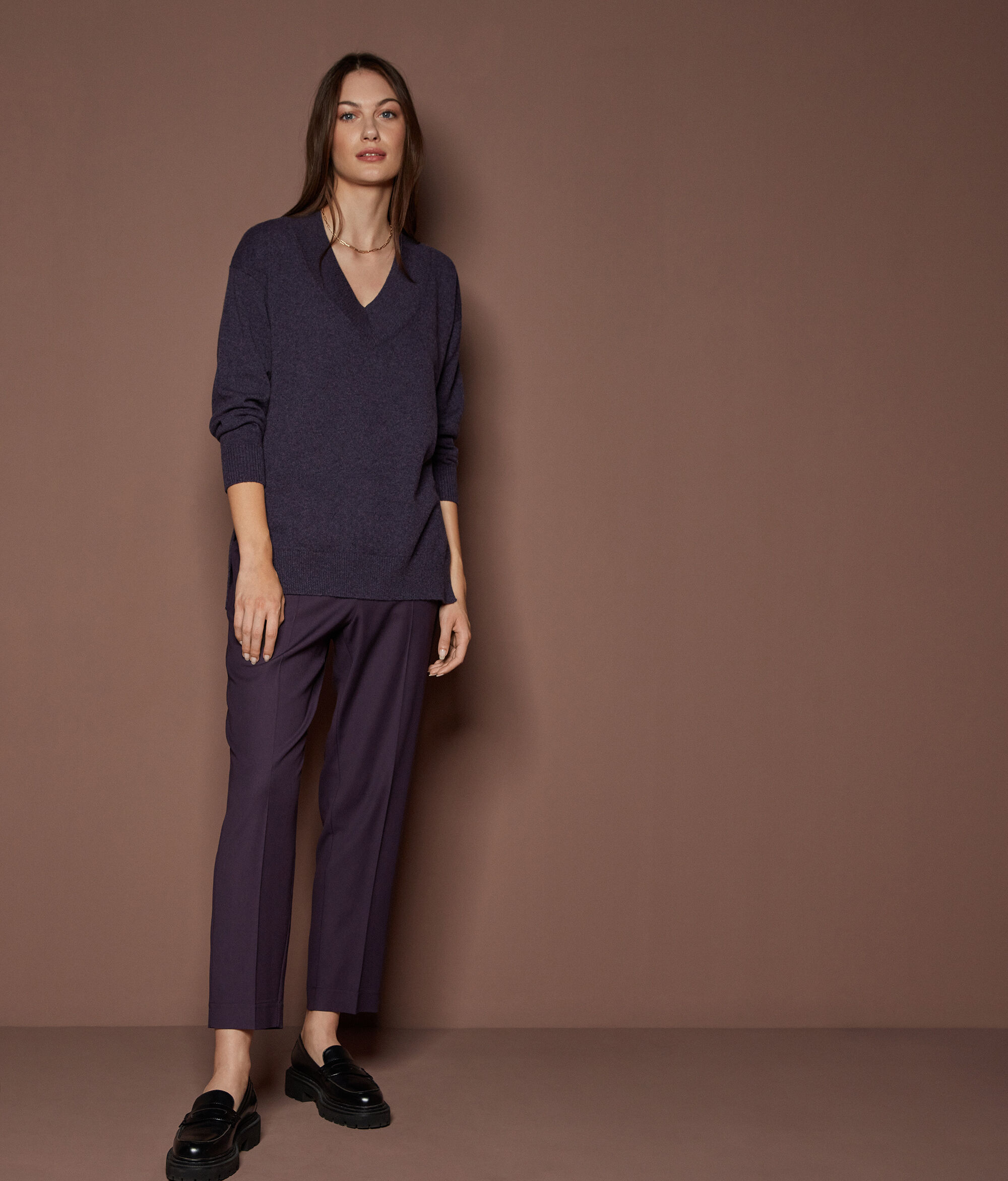 Maximaglia in Cashmere Ultrasoft Scollo a V