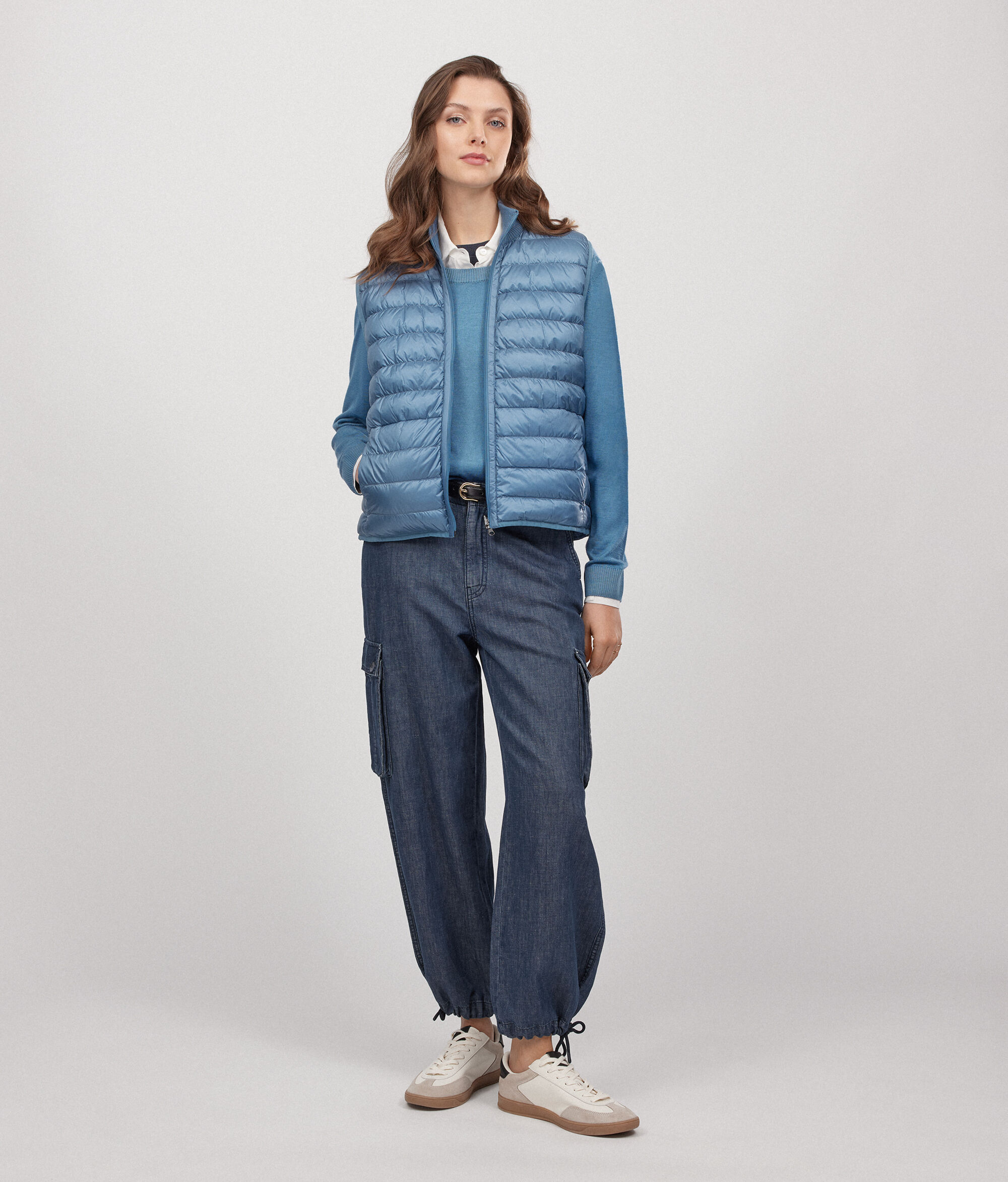 Reversible Cashmere Down Gilet