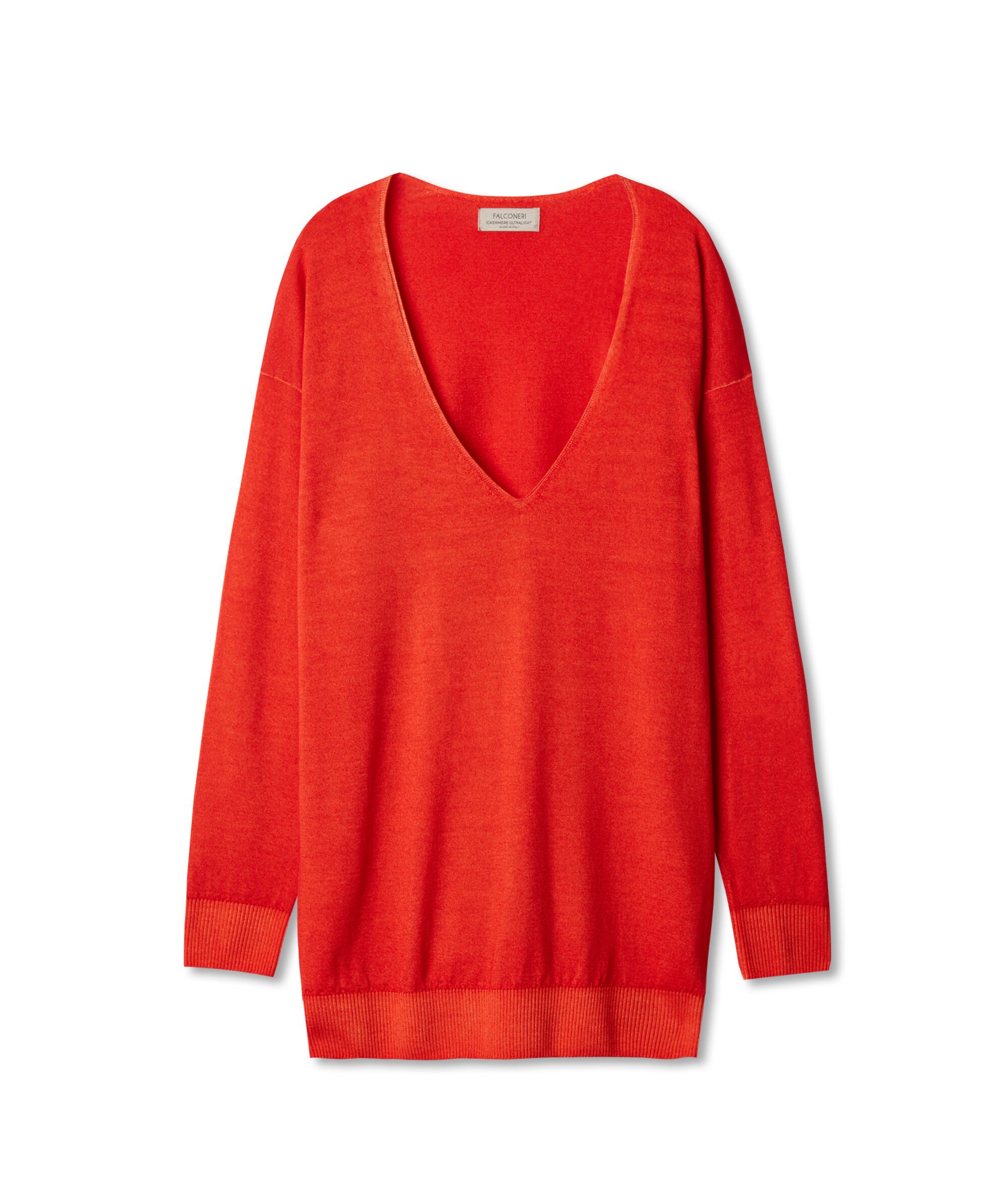 Ultrafine Cashmere Oversized V-neck Sweater