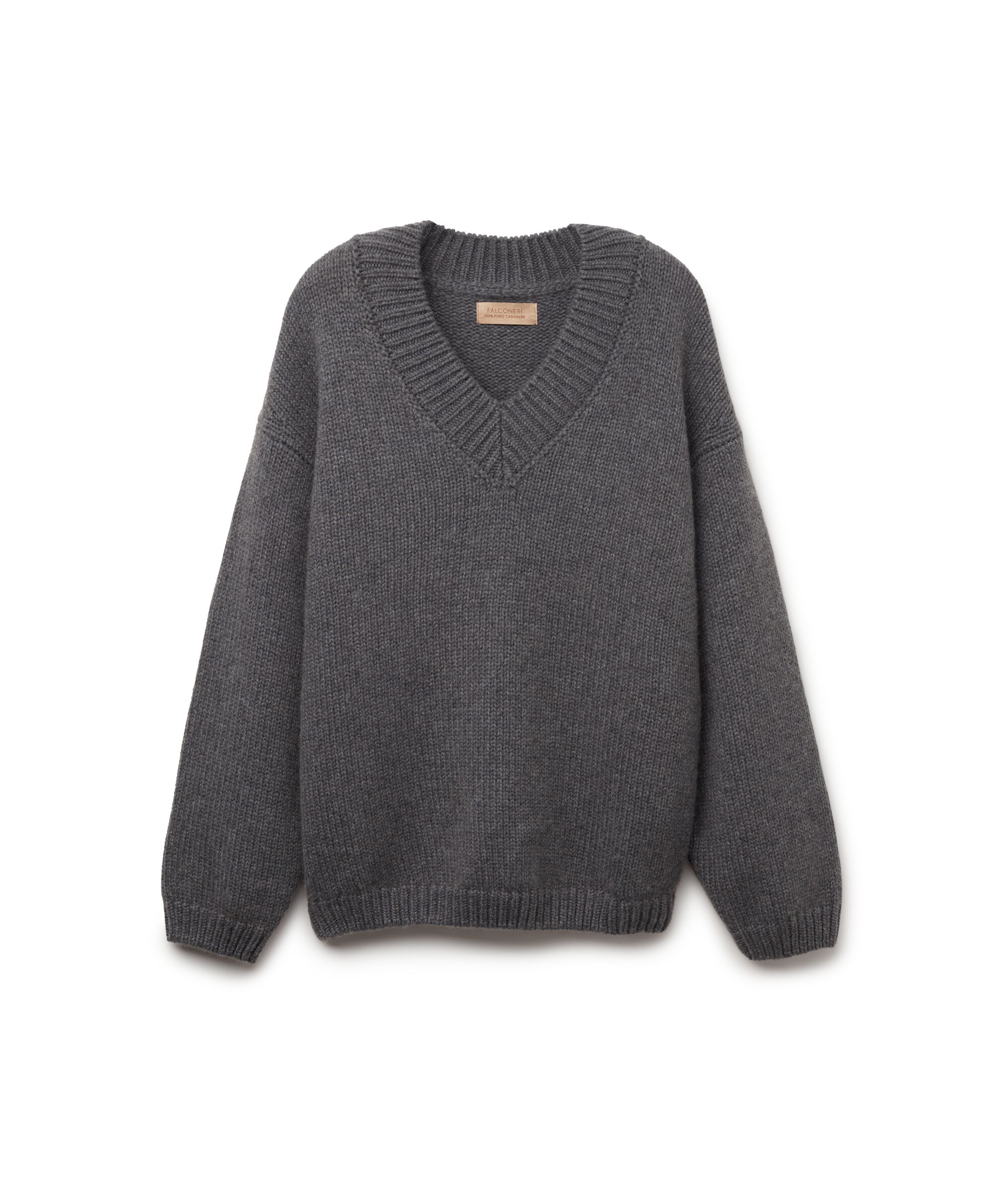 Maglia Scollo a V in Cashmere Ultrasoft Tricot