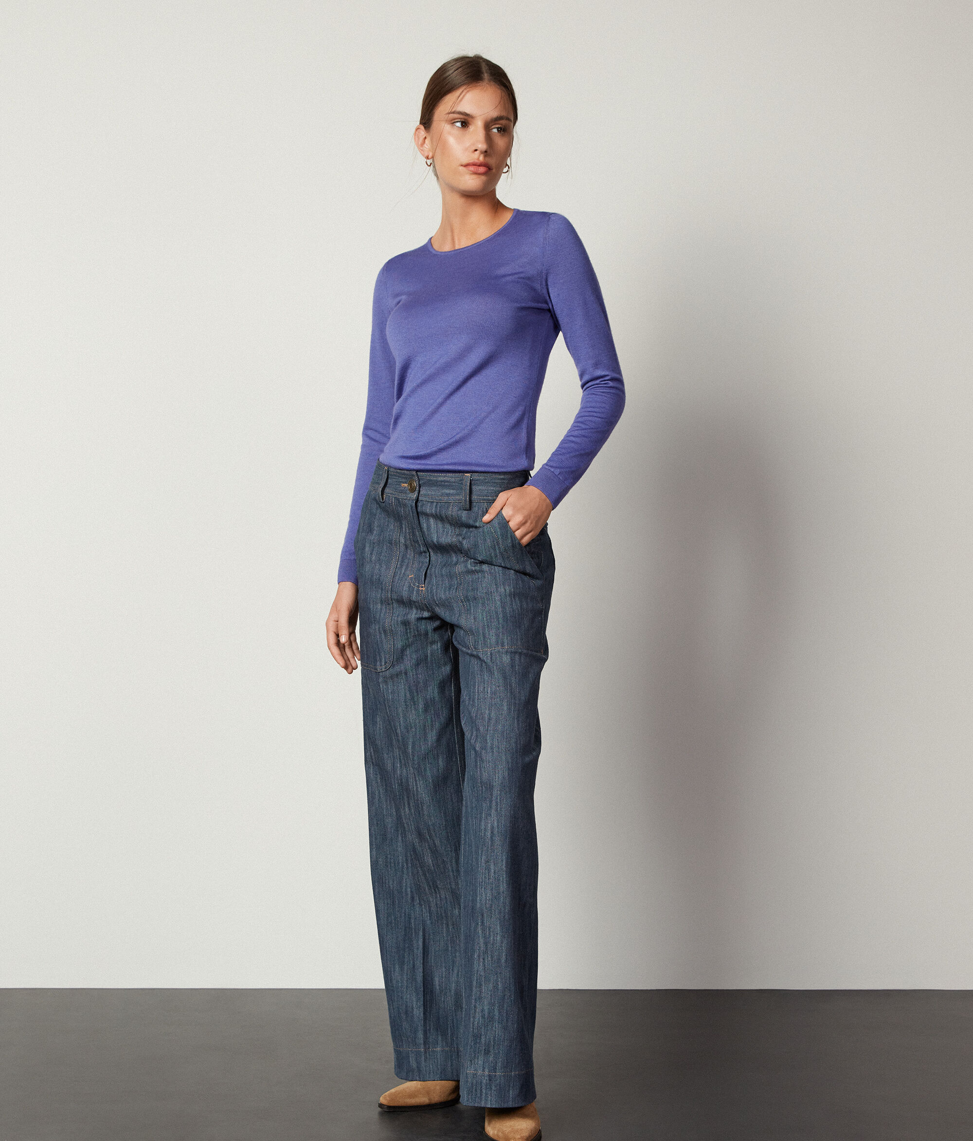 Ultralight Cashmere Crewneck-Jumper