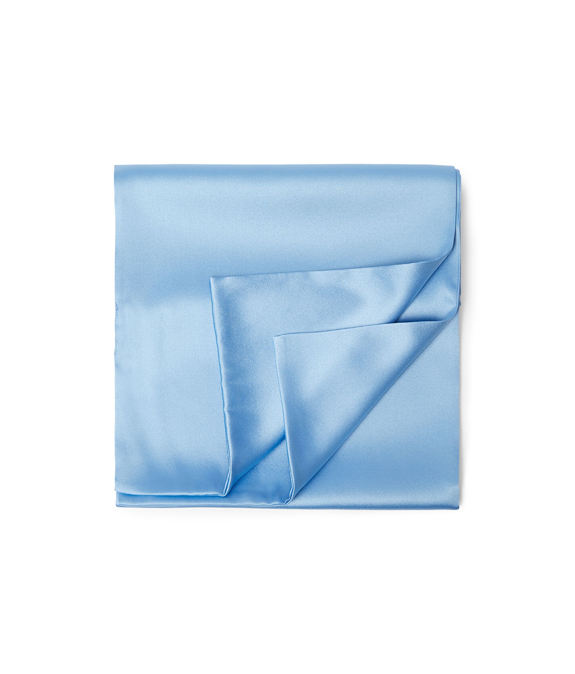 Seidenschal Colore Azurblau