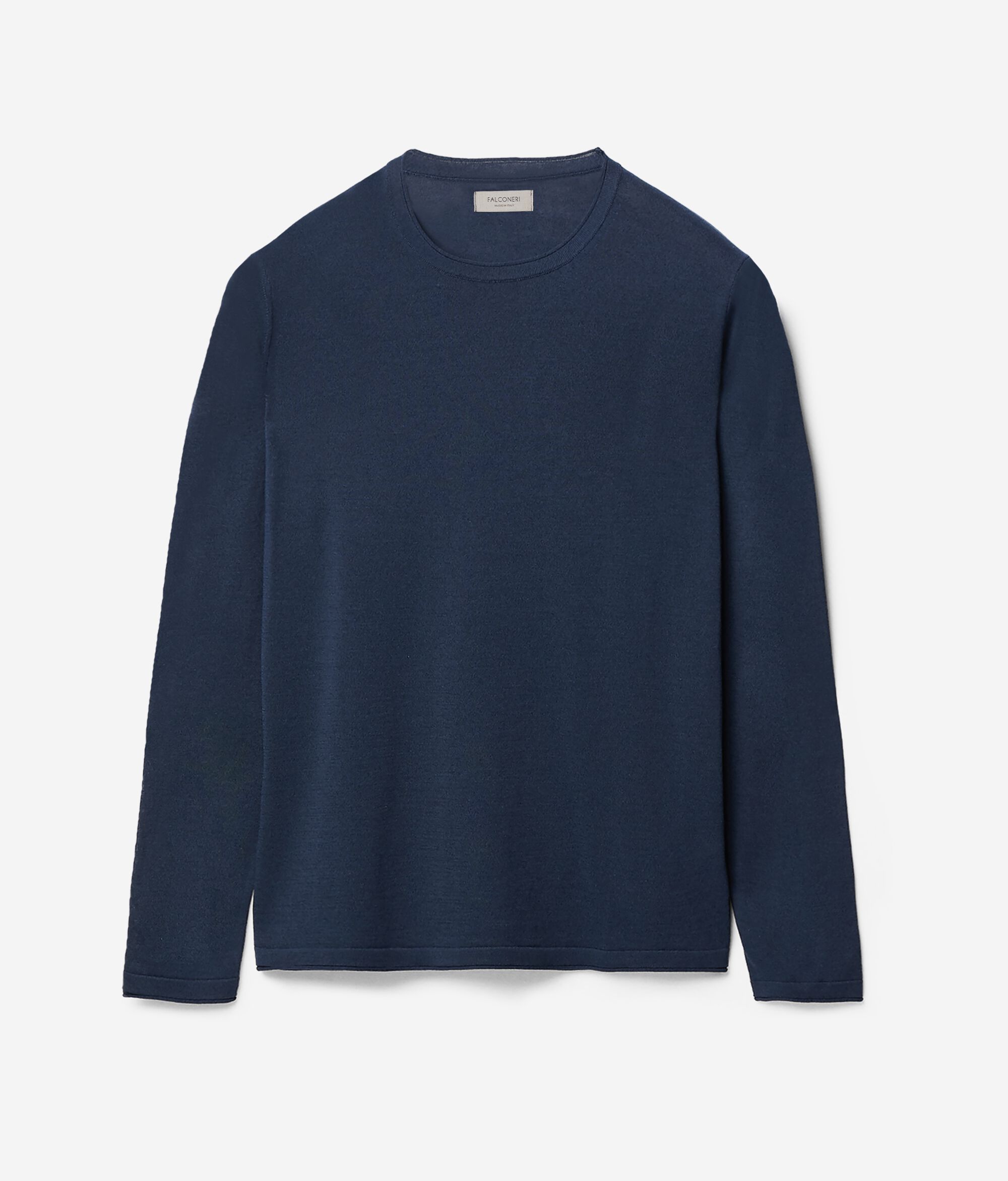 Maglia Girocollo in Seta e Cotone