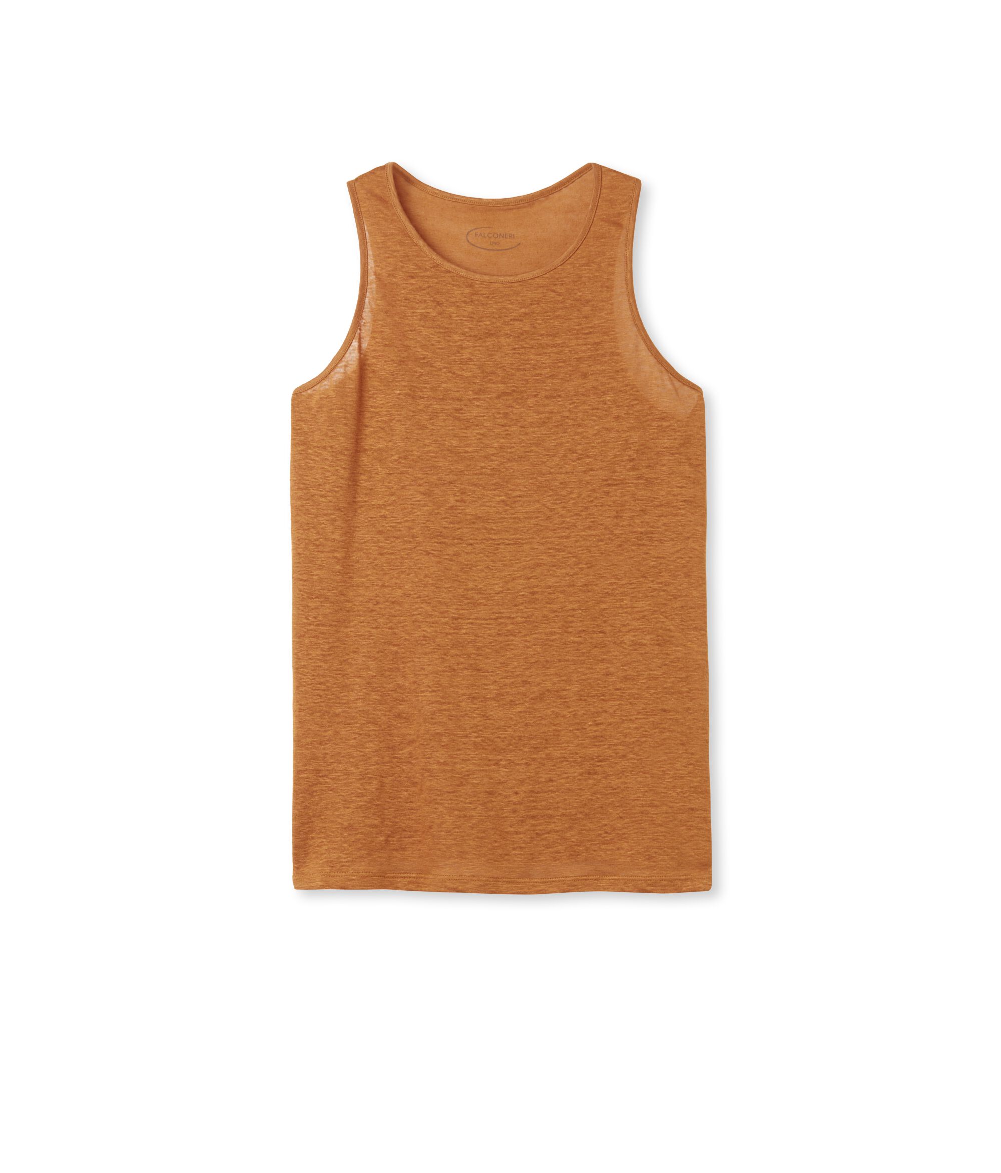 Koszulka bokserka z lnianego dżerseju