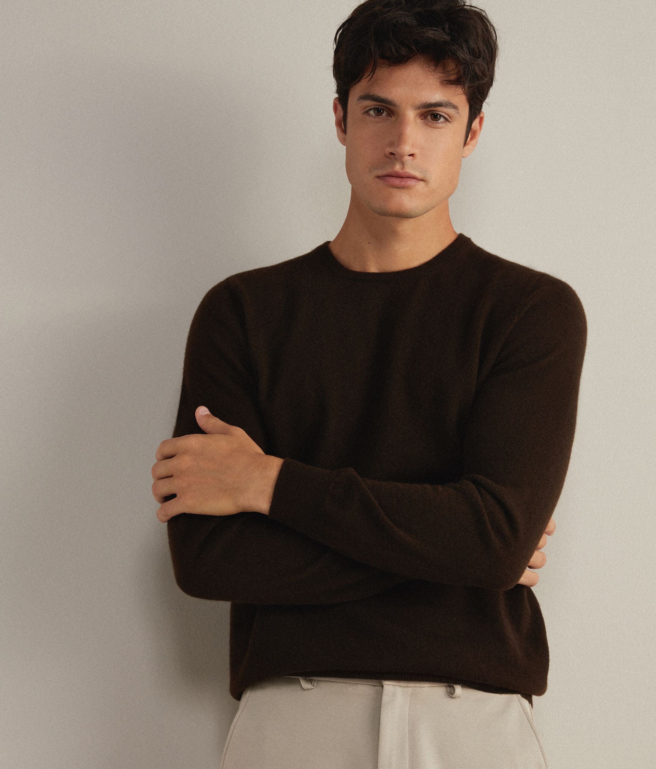 Μπλούζα με Στρογγυλή Λαιμόκοψη από Ultrasoft Cashmere