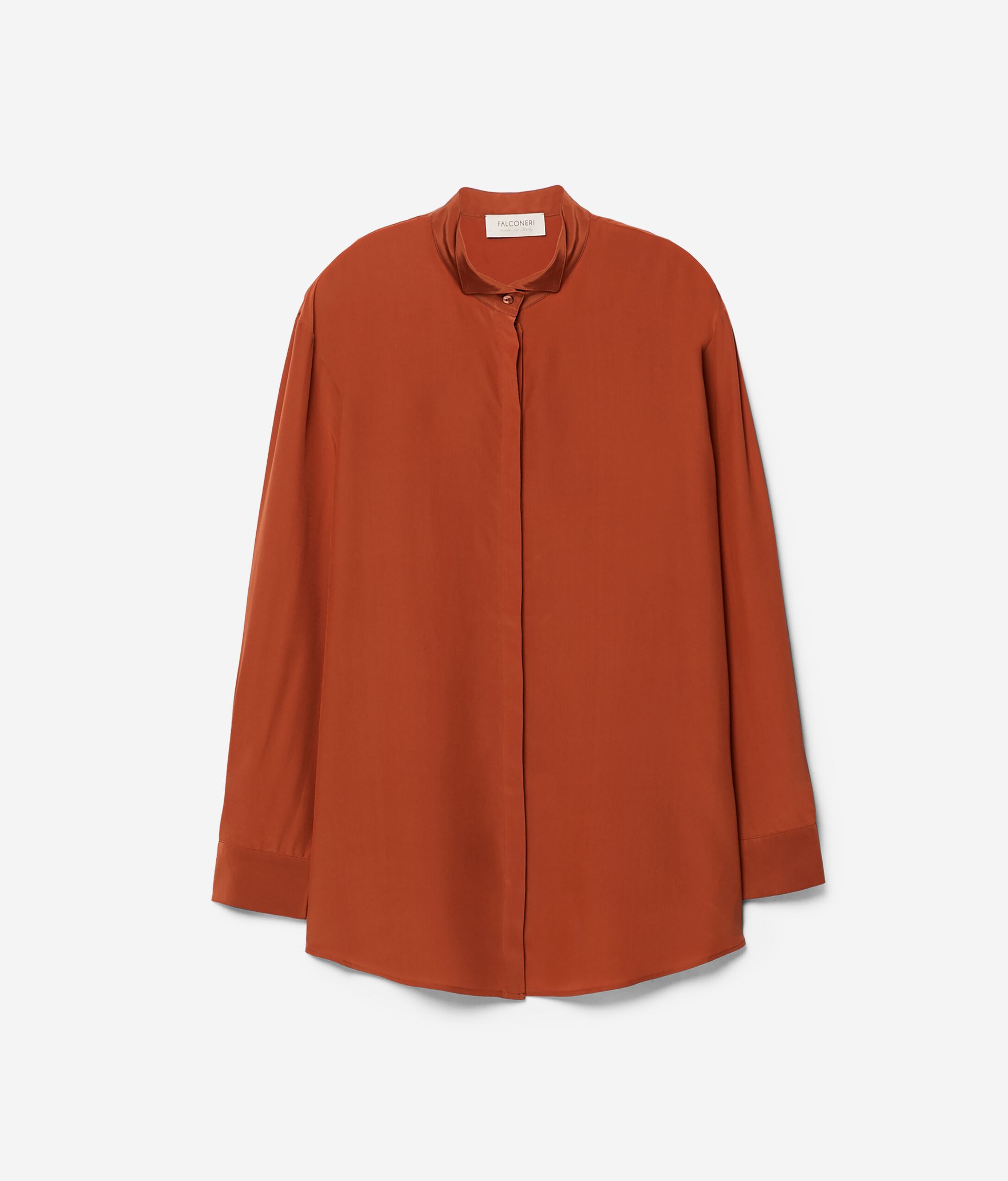Camicia Smoking Crepe de Chine