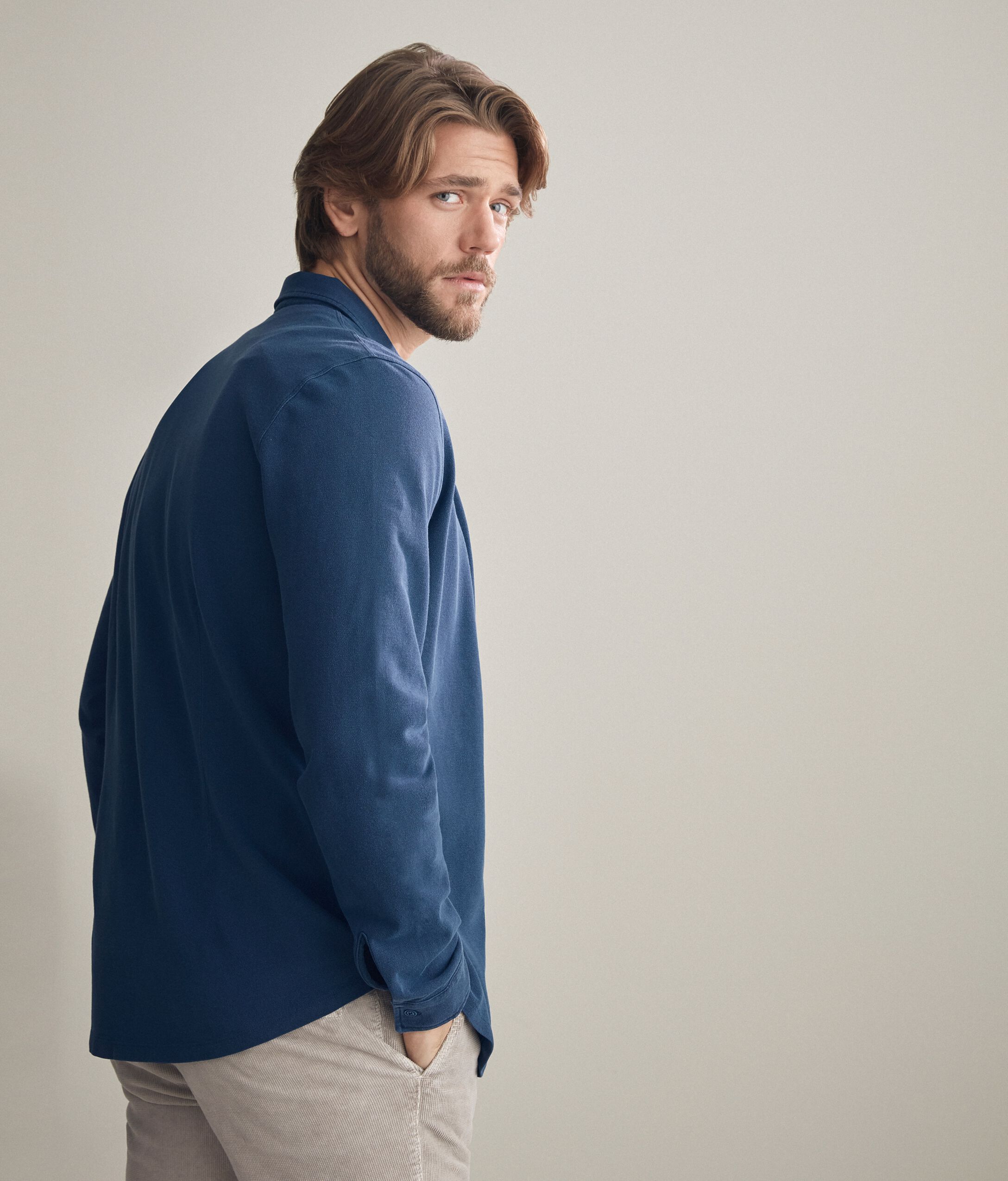 Maglia Camicia Piquet