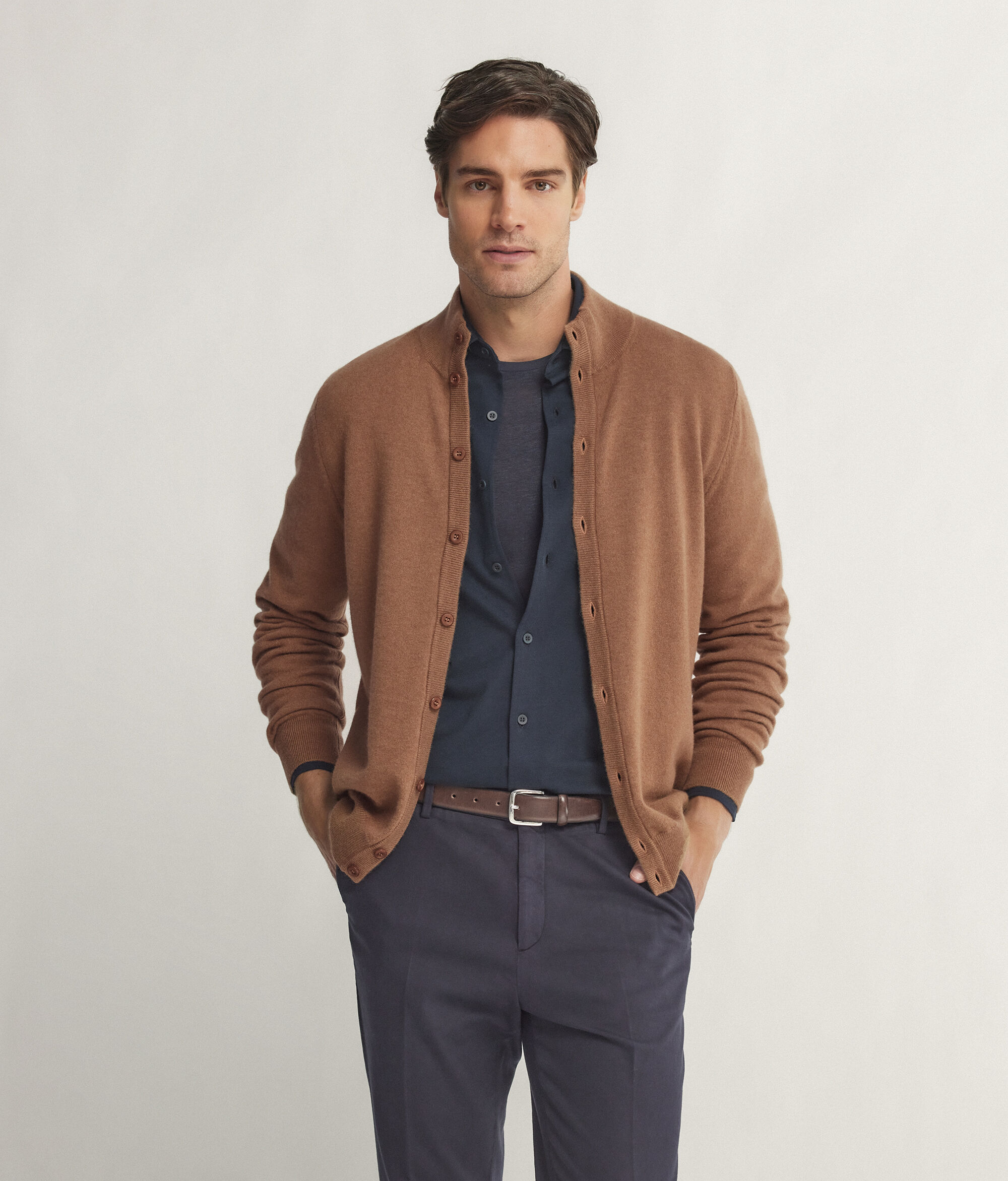 Cardigan in Cashmere Ultrasoft con Bottoni
