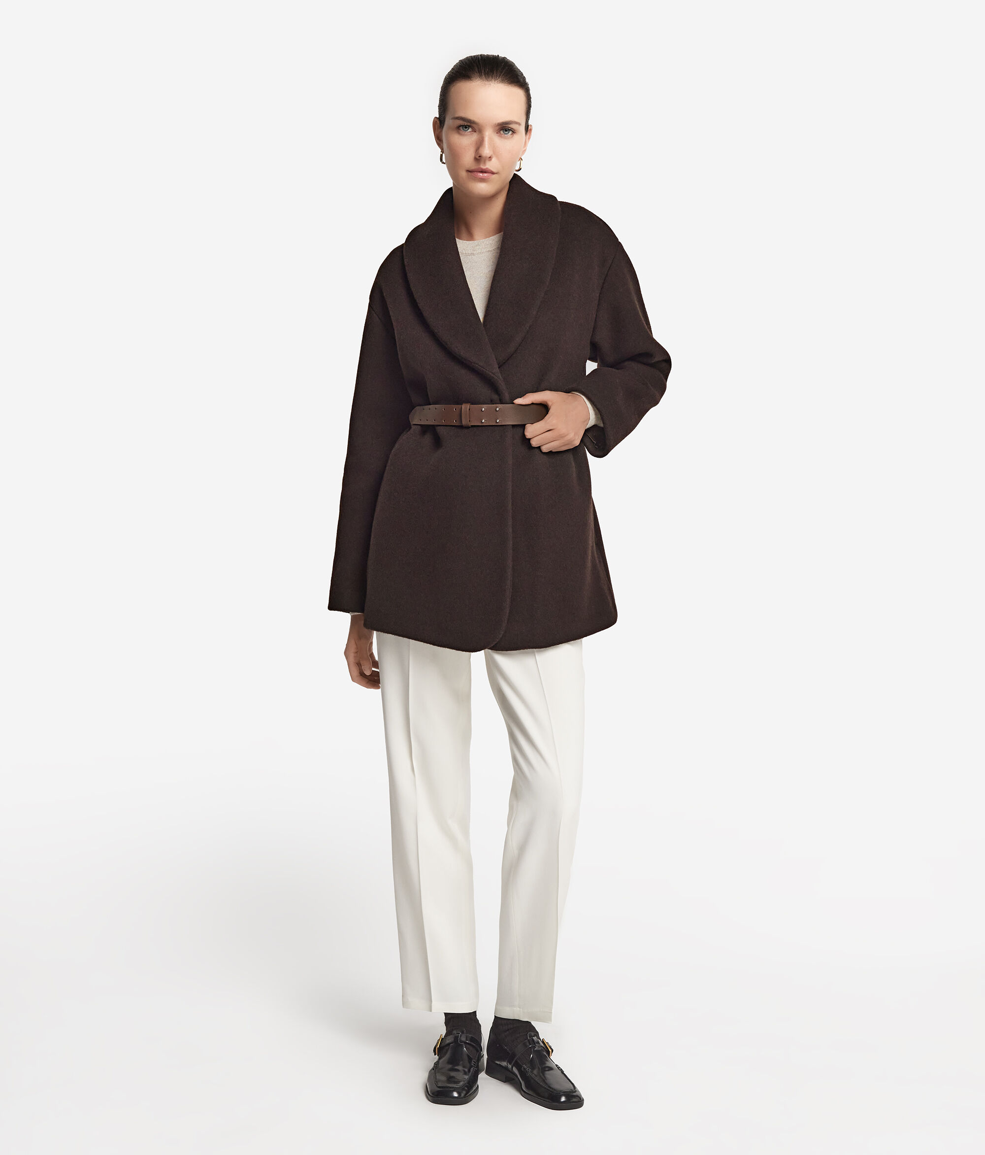 Cappotto Sciallato in Cashmere