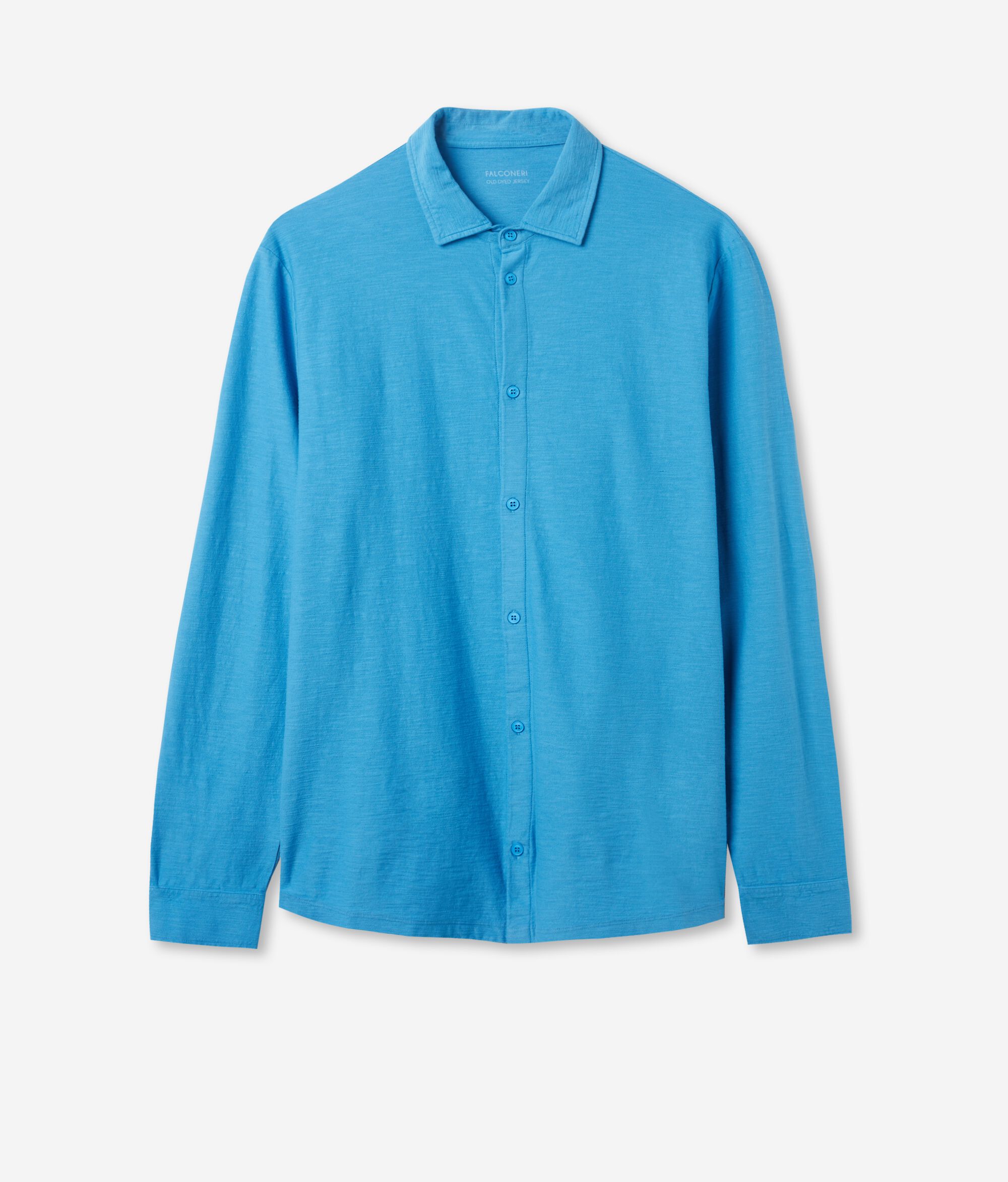 Camiseta de algodón jaspeado Twist