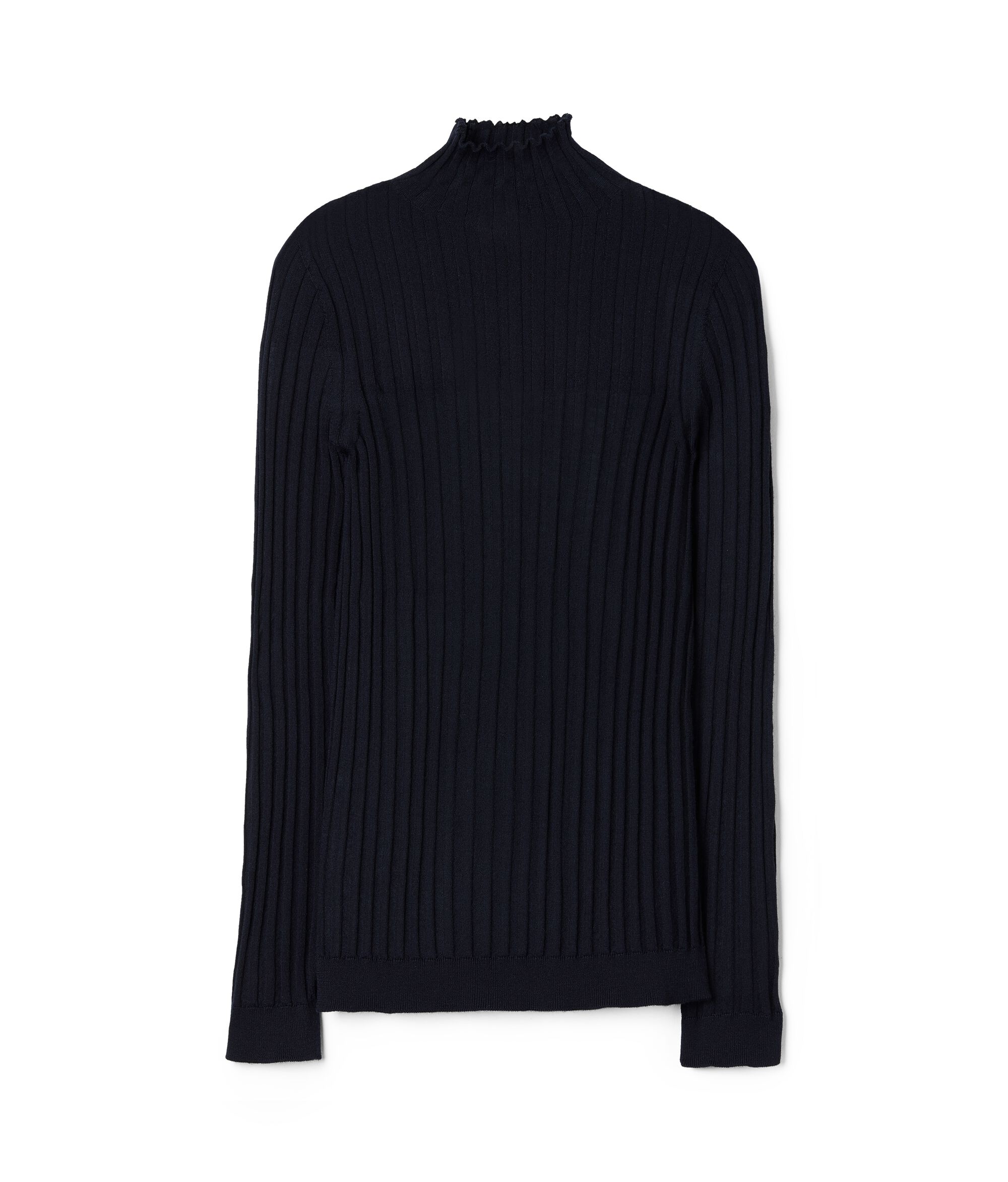 Flat-Rib Ultrafine Cashmere Turtleneck Jumper