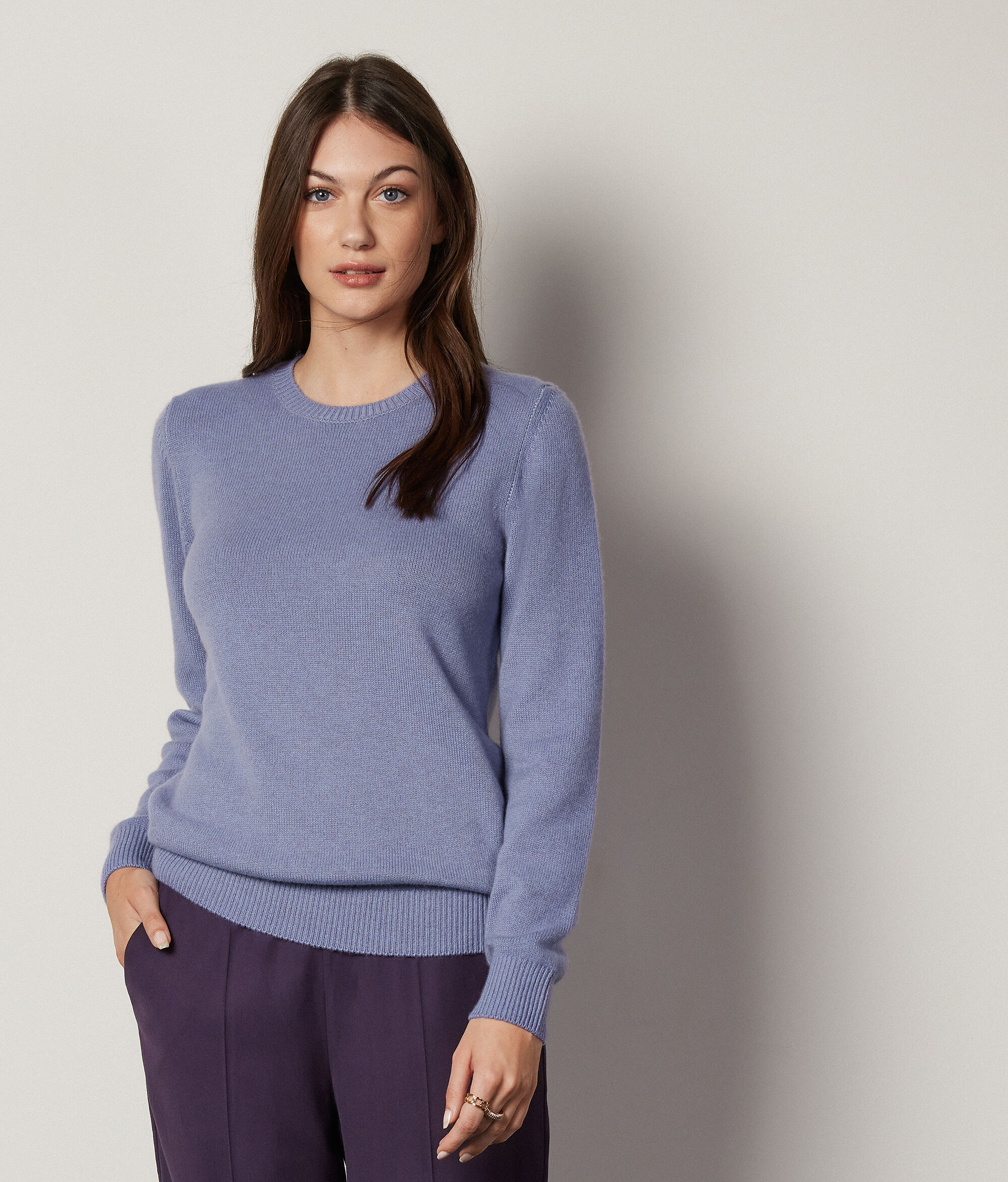 Maglia Girocollo in Cashmere Ultrasoft donna