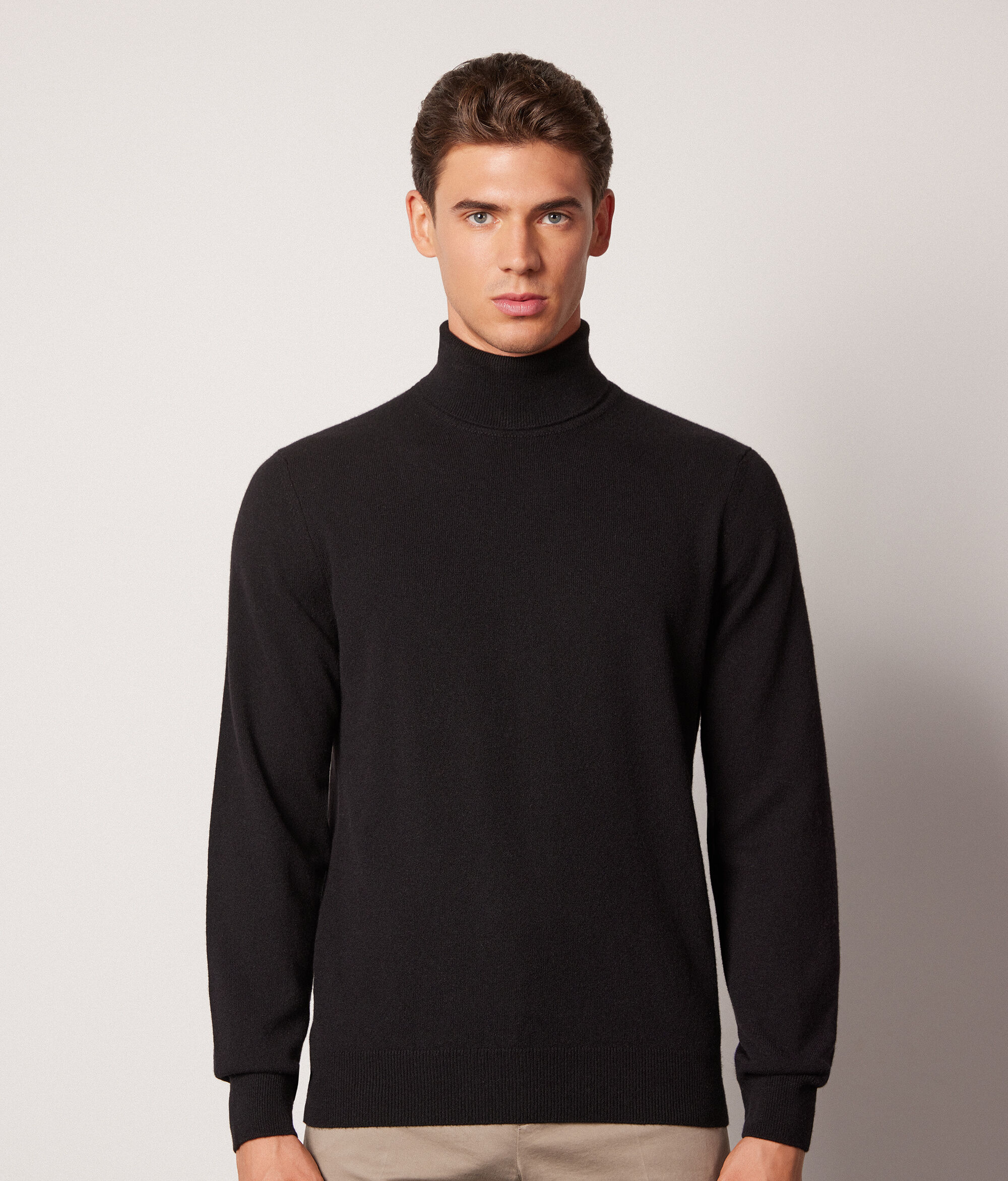 Pull à col roulé en cachemire ultra-doux
