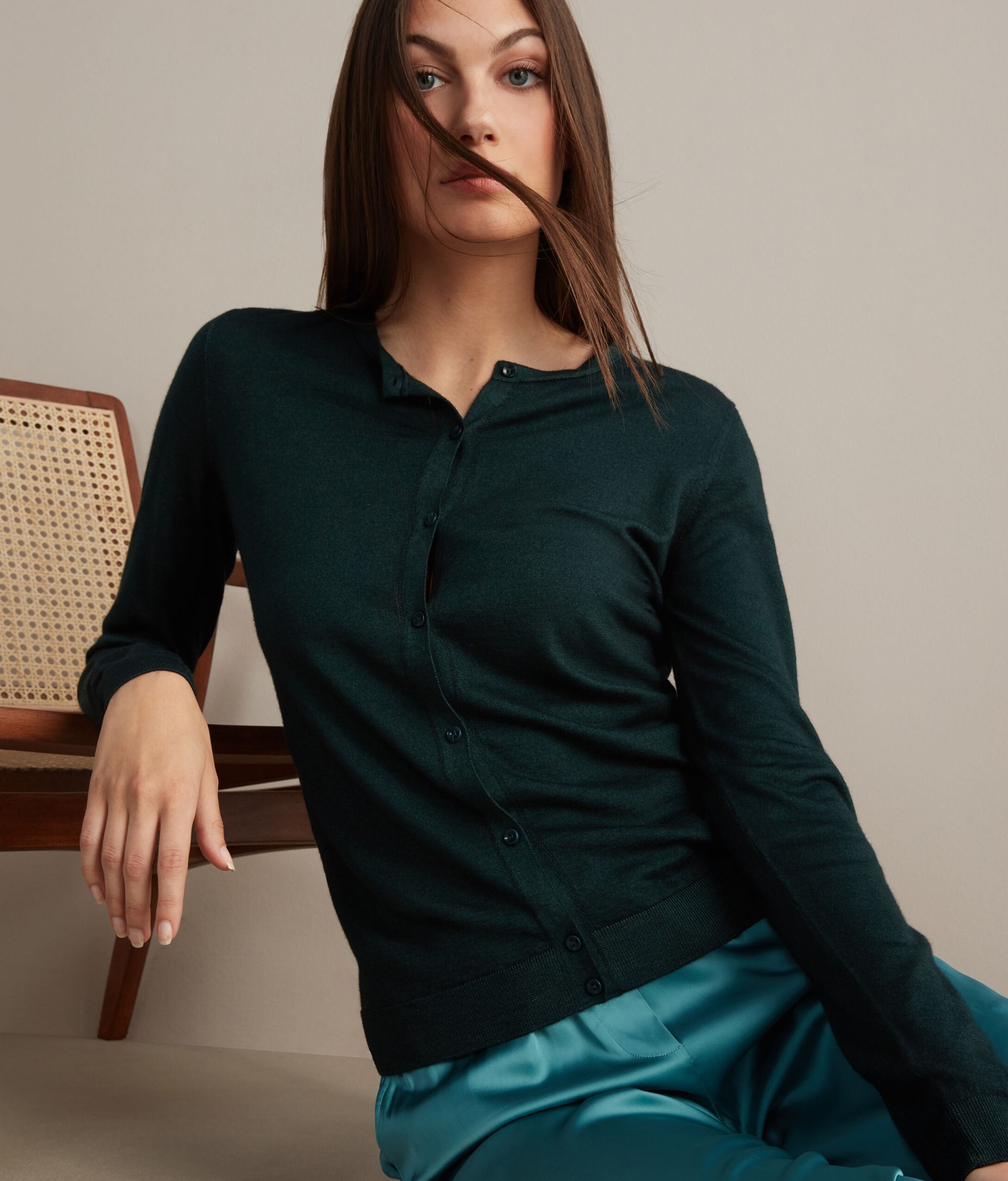 Ultrafine Cashmere Cardigan