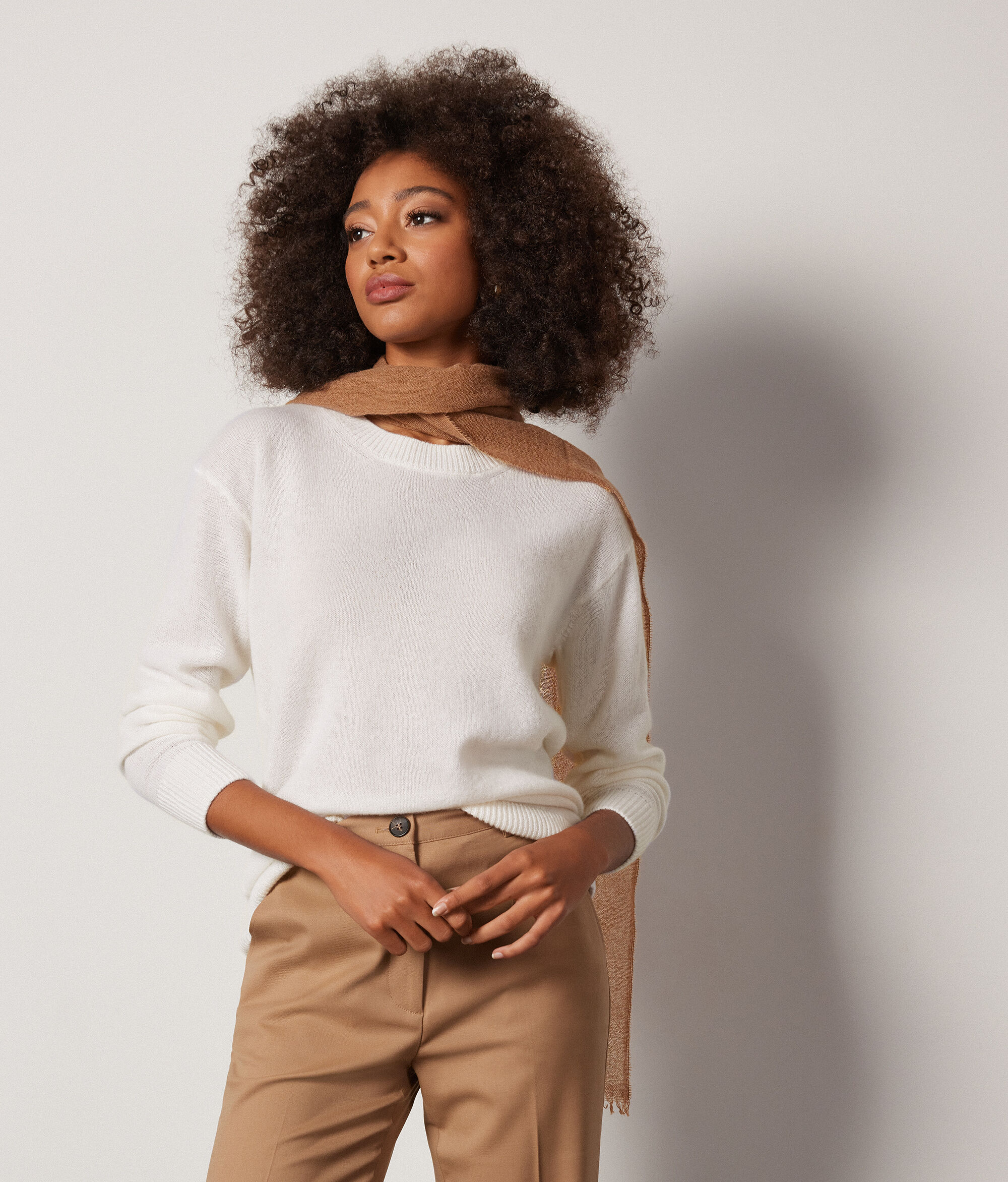 Maglia Girocollo in Cashmere Ultrasoft
