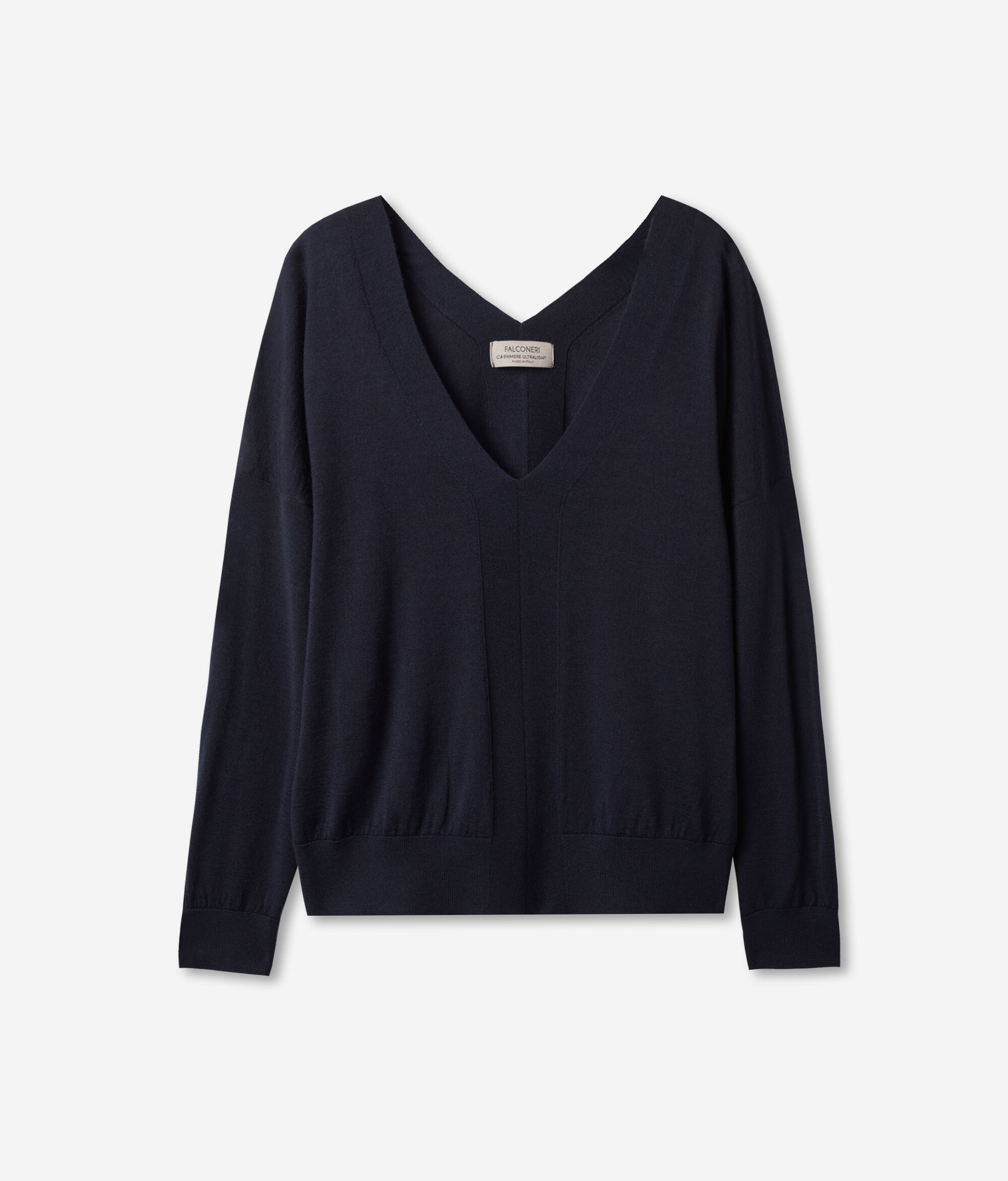 Pullover mit V-Ausschnitt aus Kaschmir Ultrafine