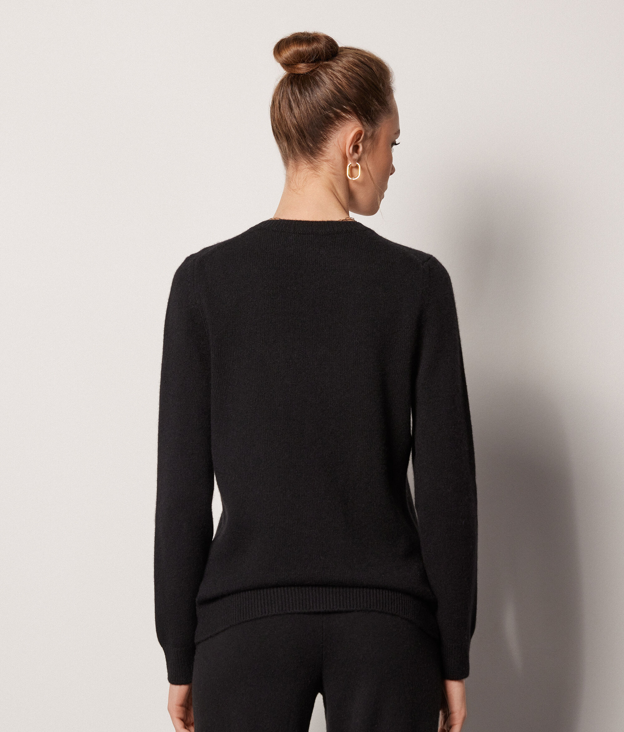 Pull à col rond en cachemire ultra-doux