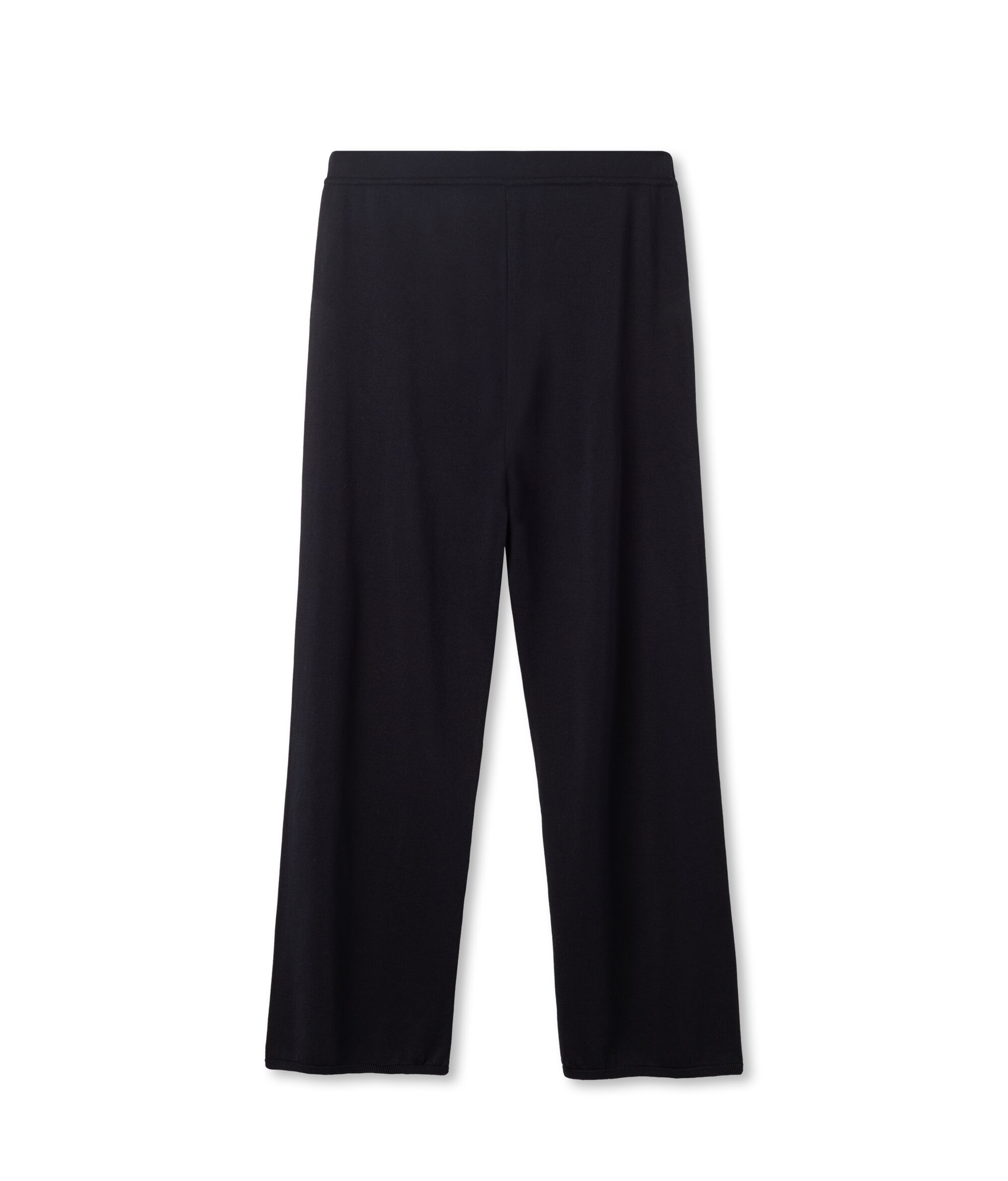 Брюки-палаццо из шелка и хлопка Colore Blu Navy
