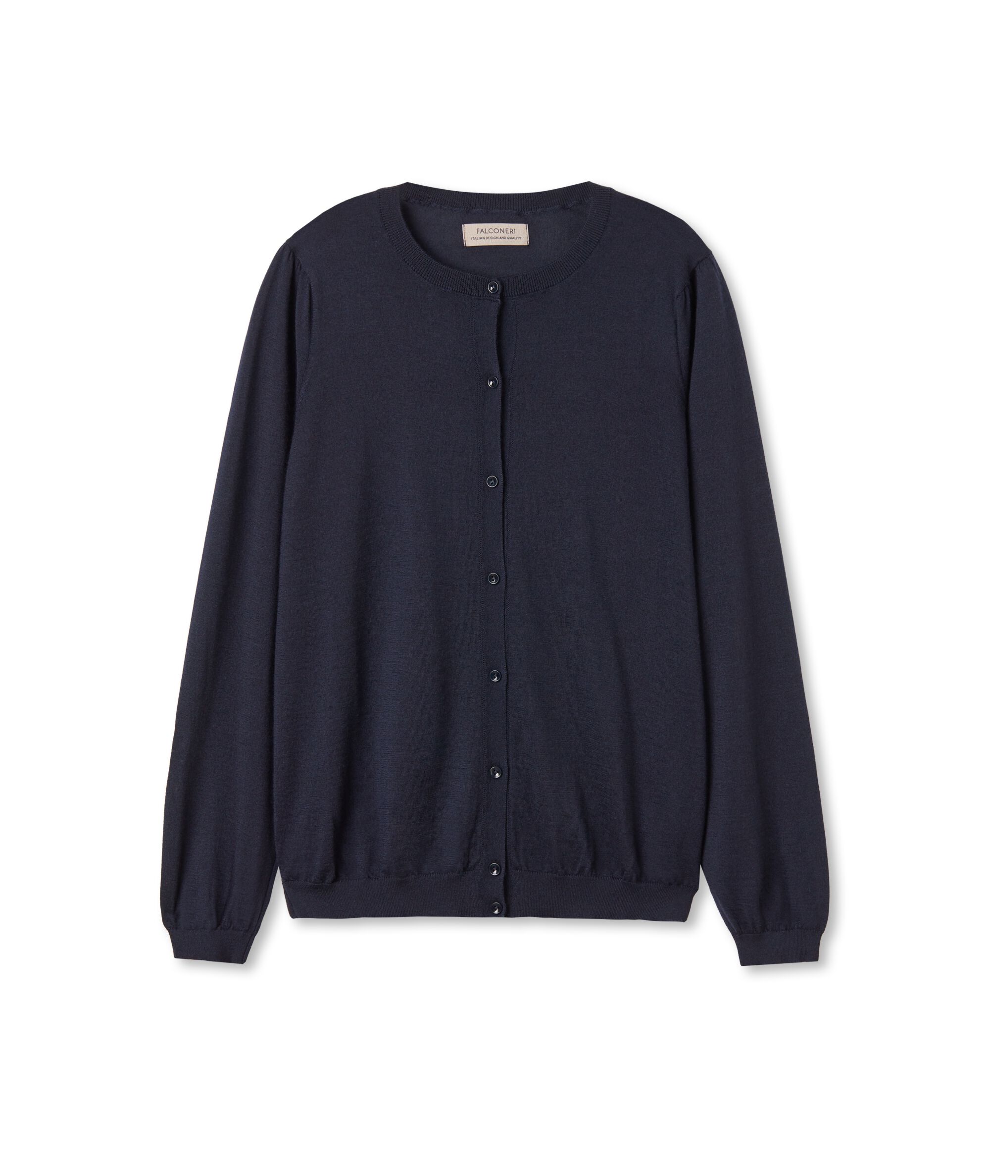 Кардиган из ультратонкого кашемира Colore Blu Navy