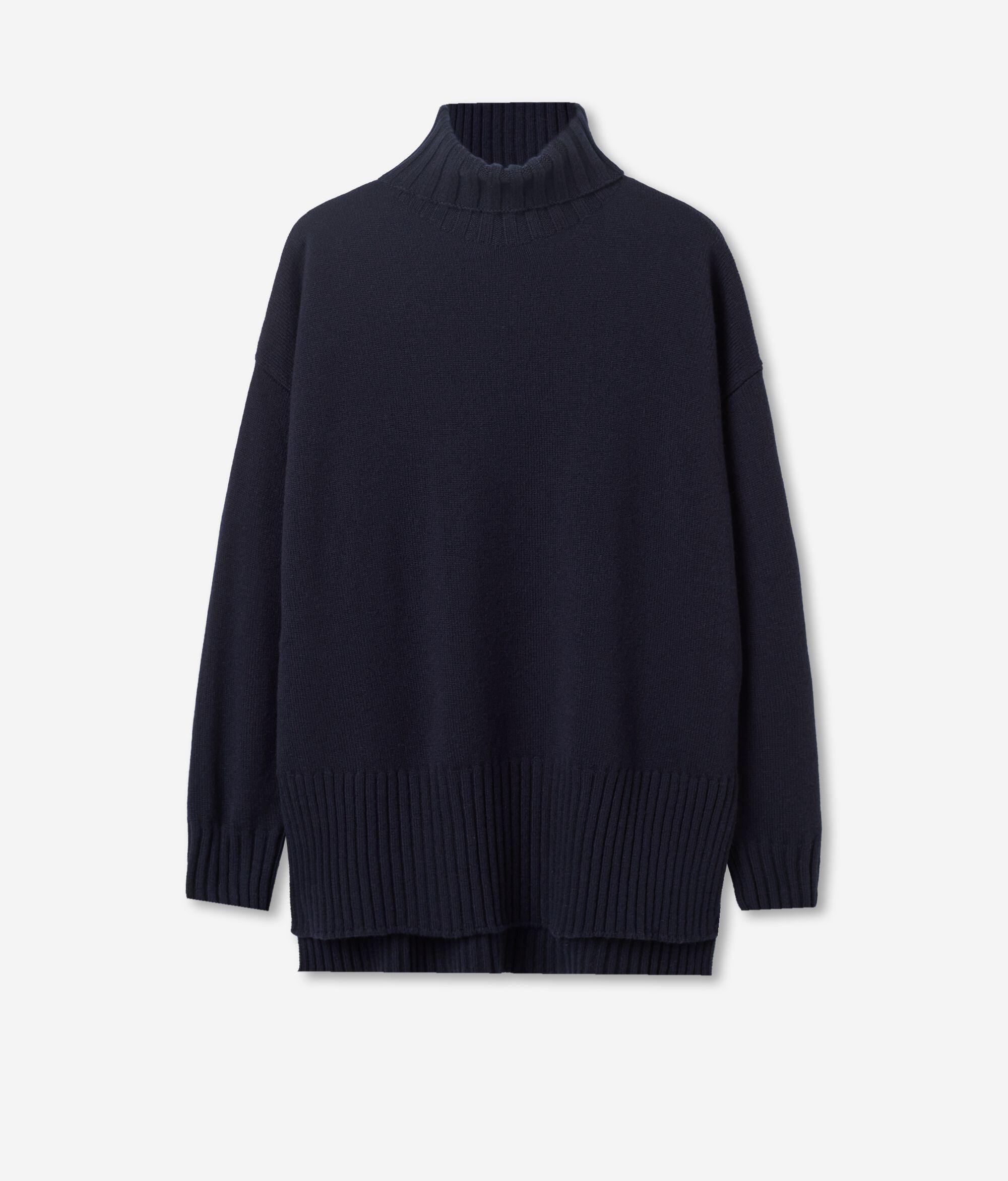 Maxi-pull à col roulé en cachemire ultra-doux