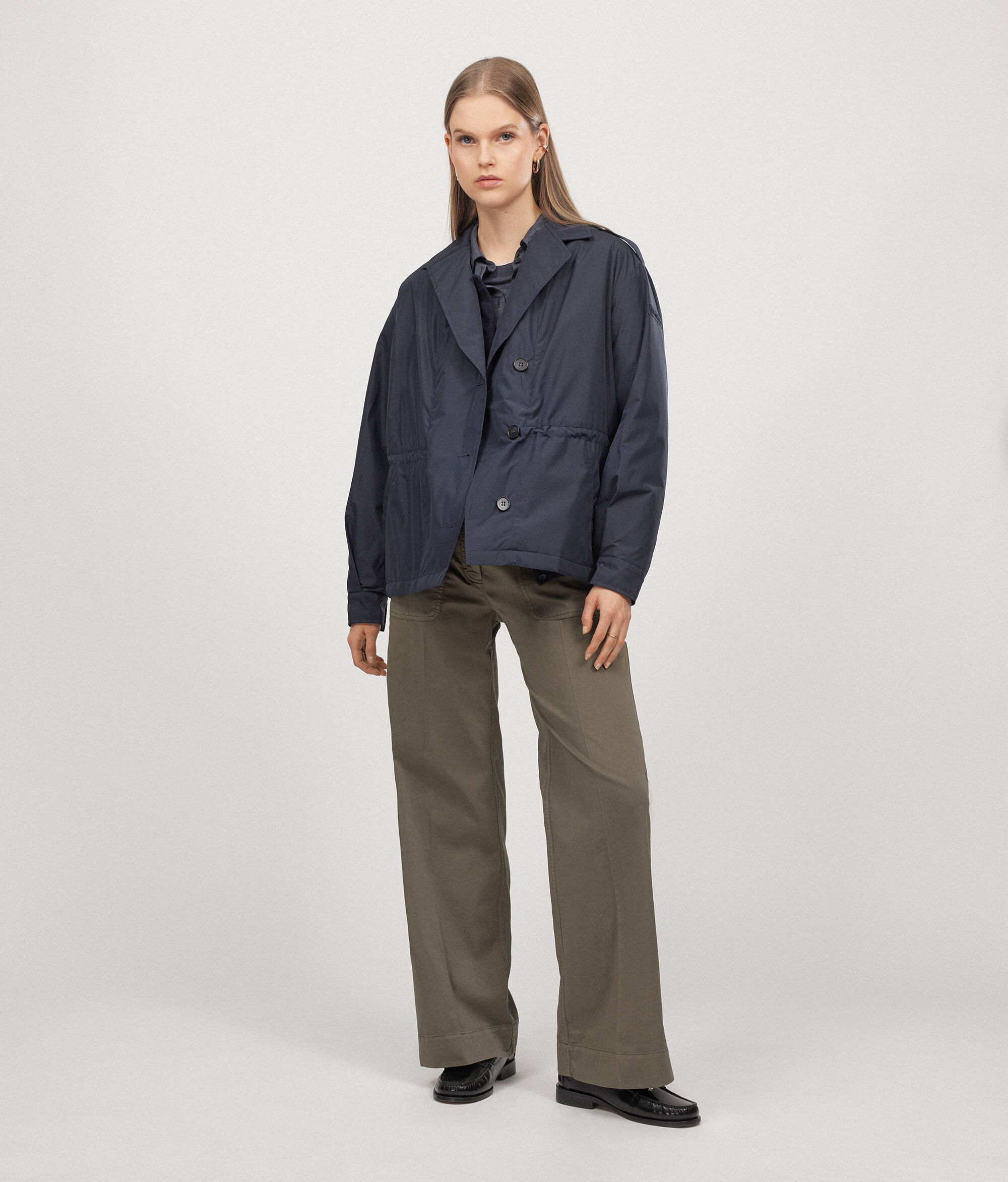 Trench Corto con interno in Cashmere