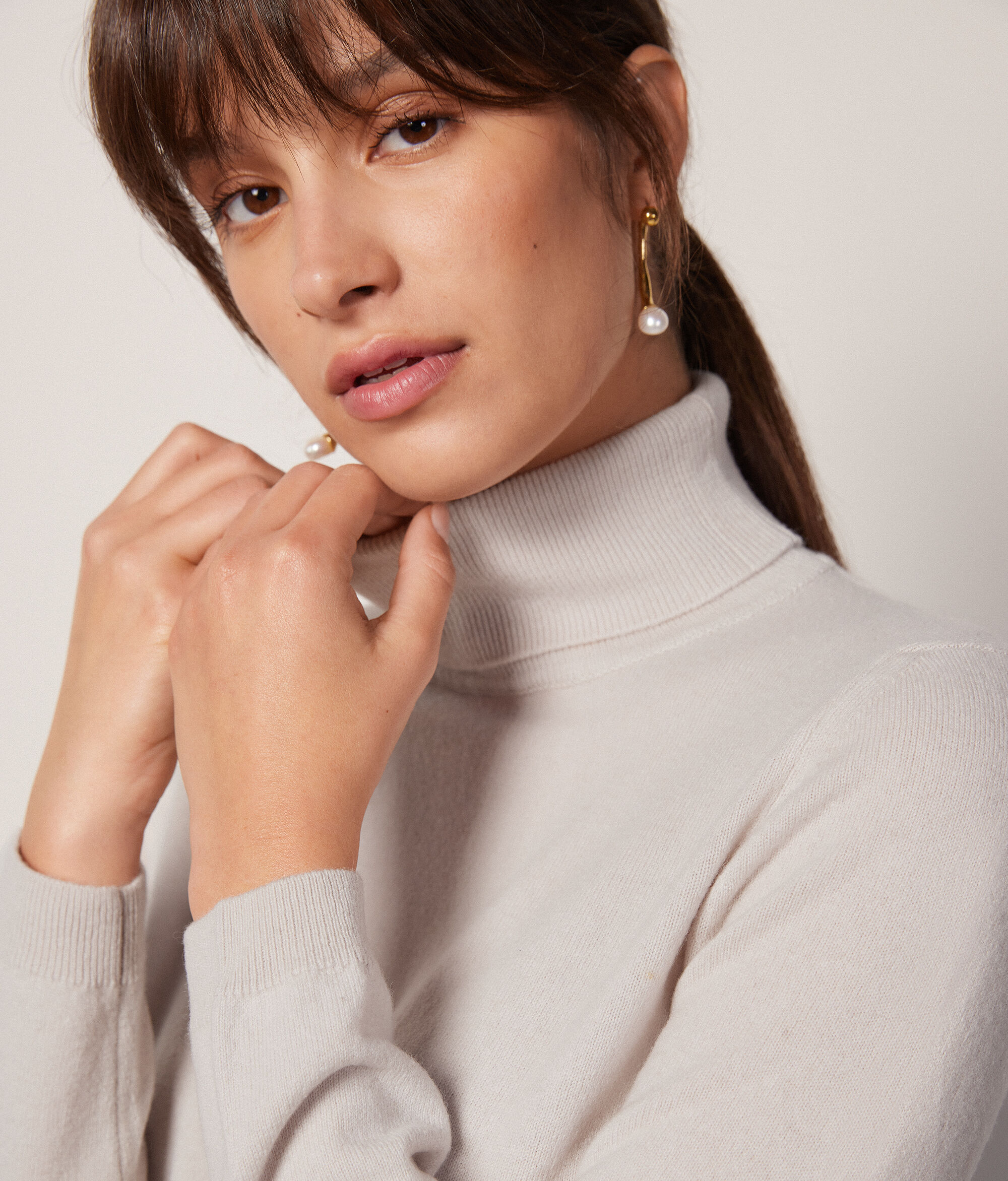 Sweter z golfem z kaszmiru Ultrasoft