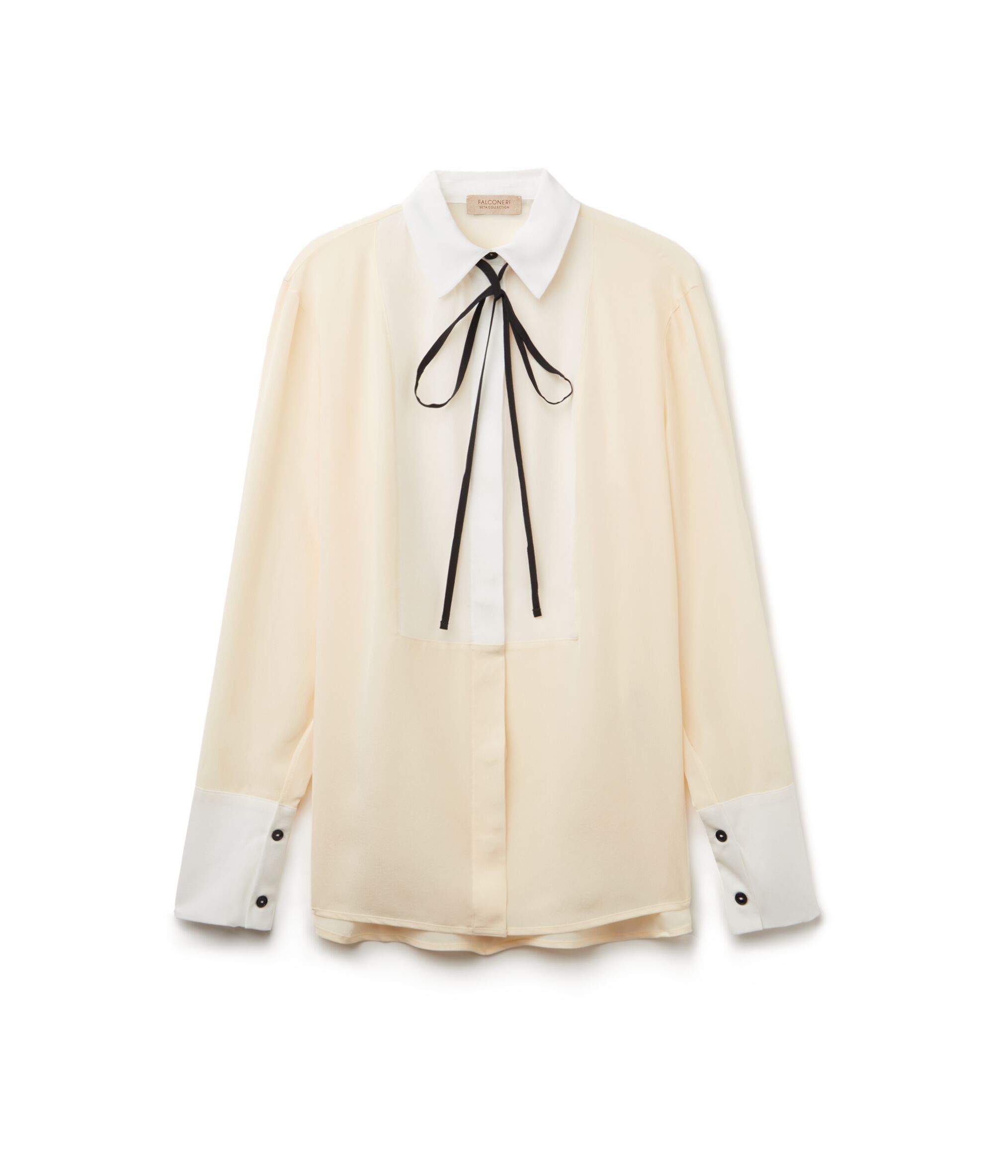 Camicia Seta Bicolore