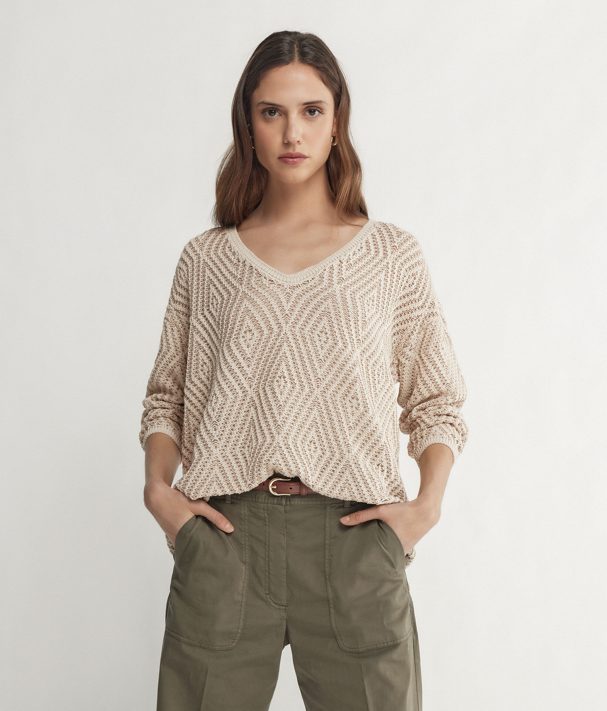 Diamond Kimono Sweater