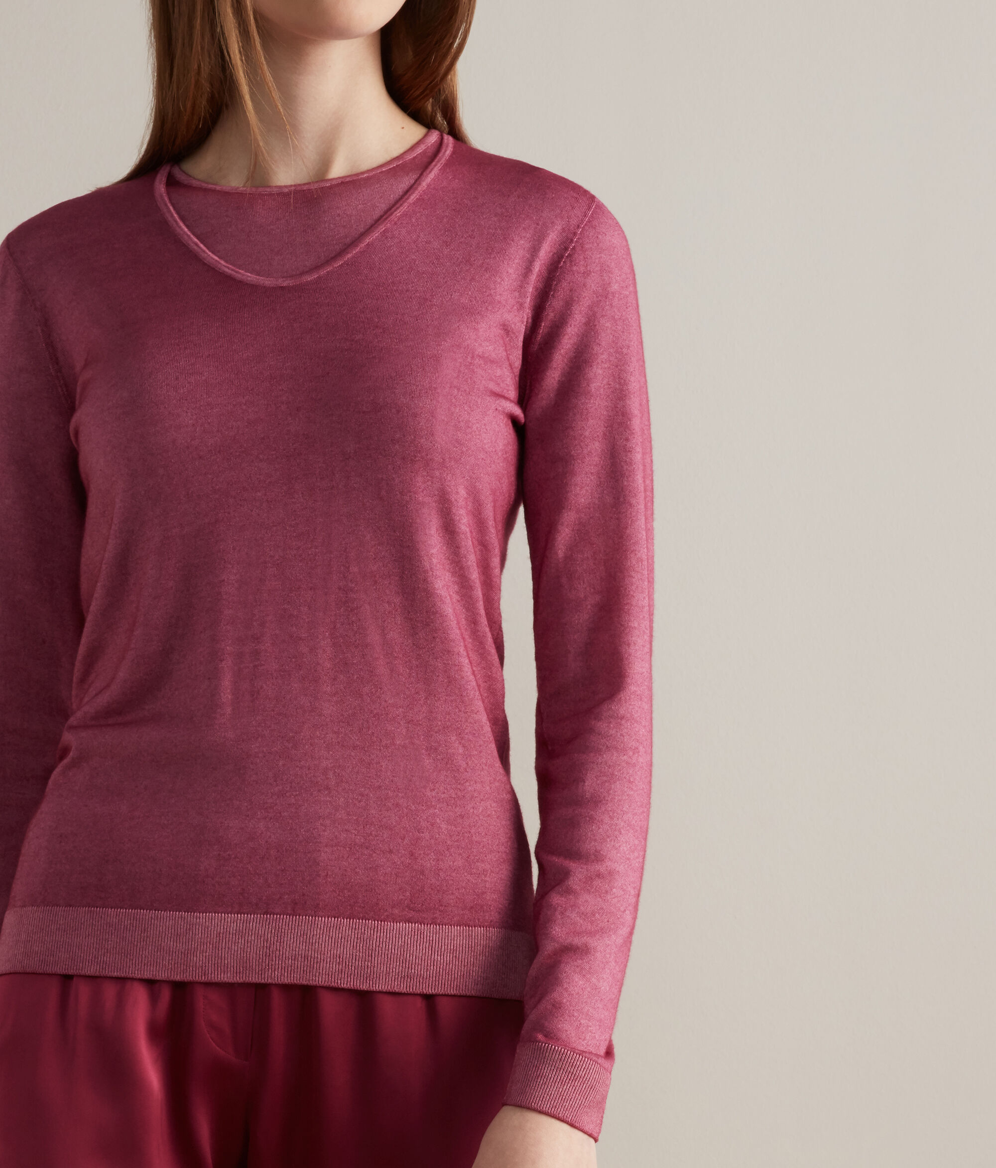 V-Ausschnitt-Pullover Aus Kaschmir Ultrafine