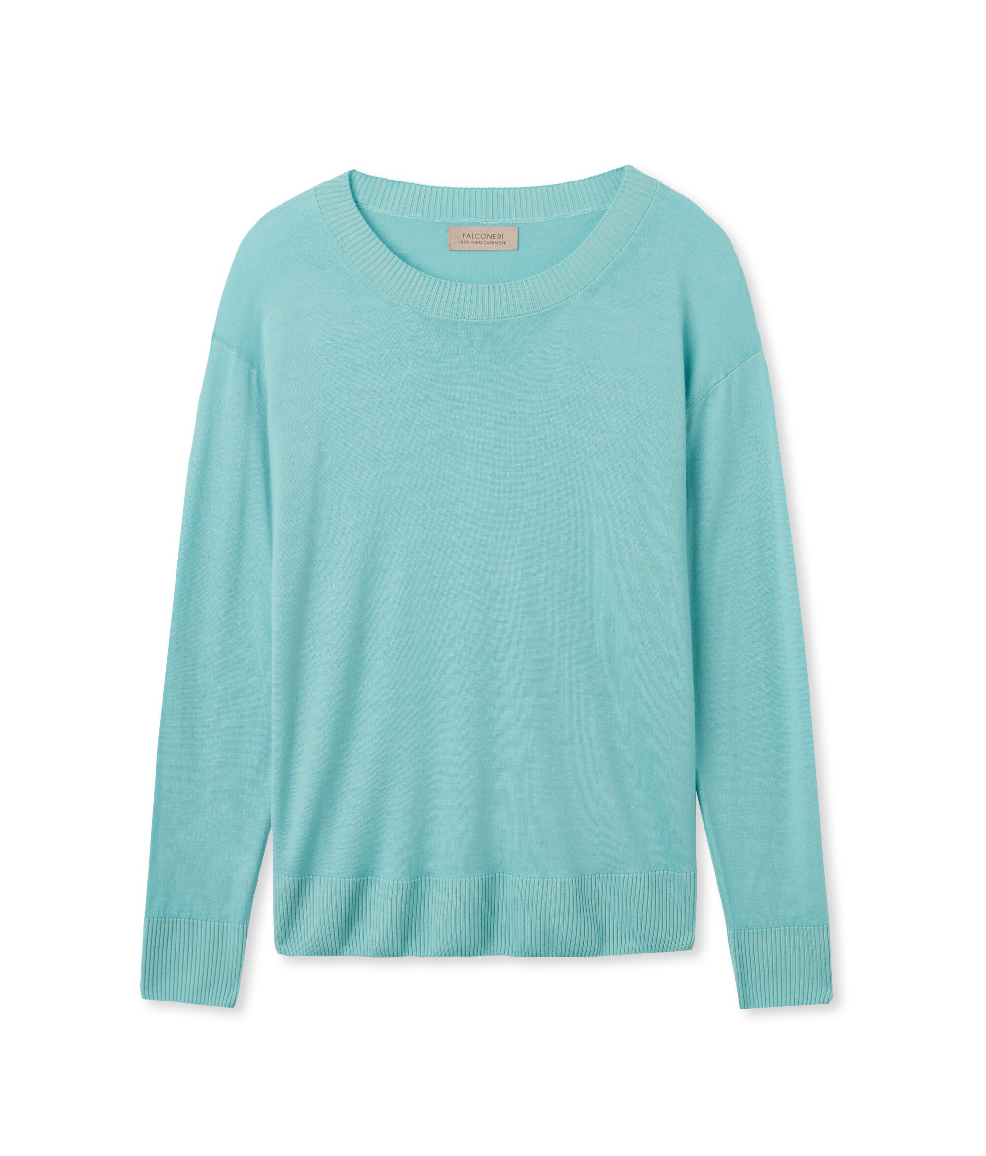 Maglia Girocollo in Cashmere con spacchi