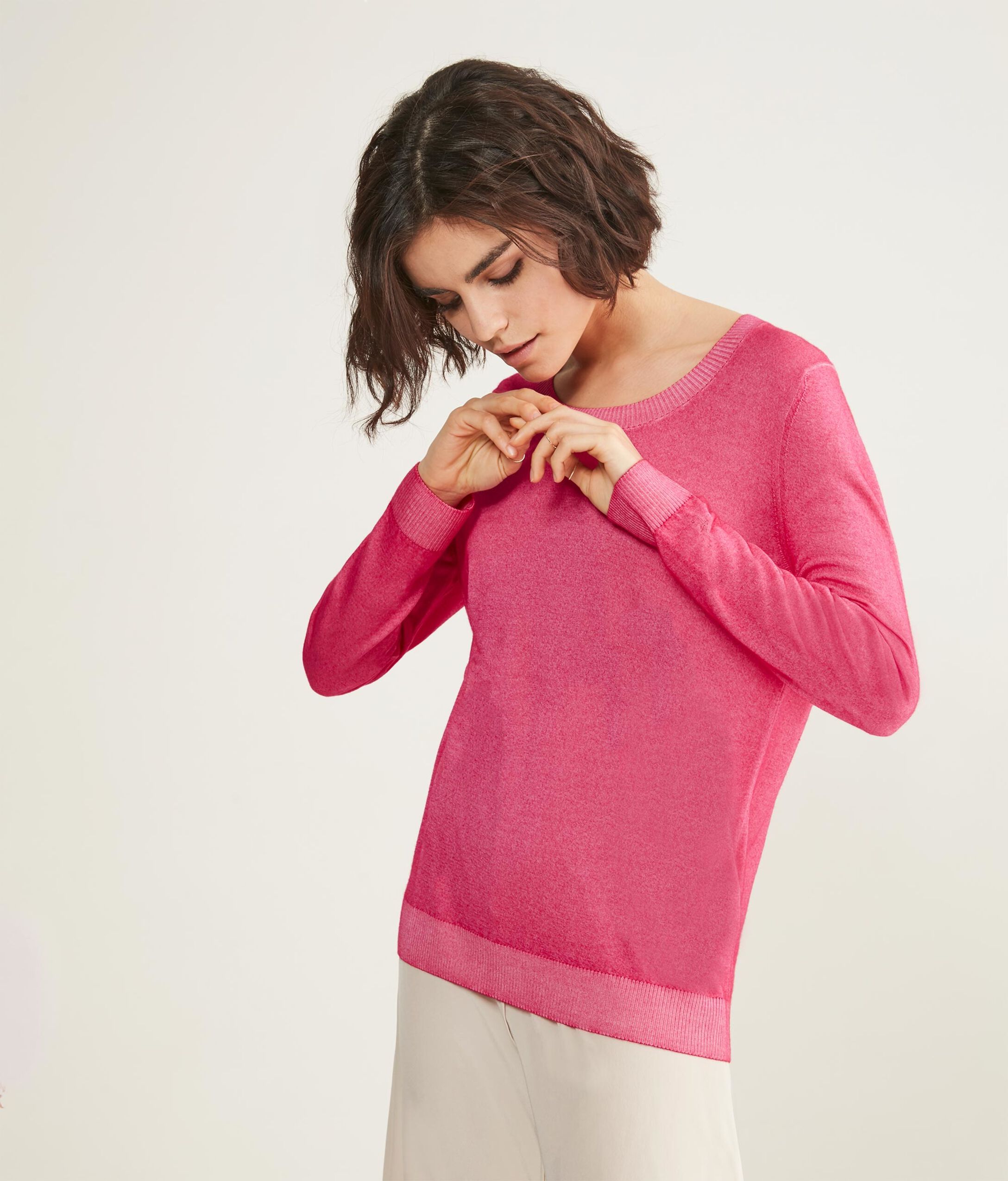 Maglia Girocollo in Cashmere Ultrafine