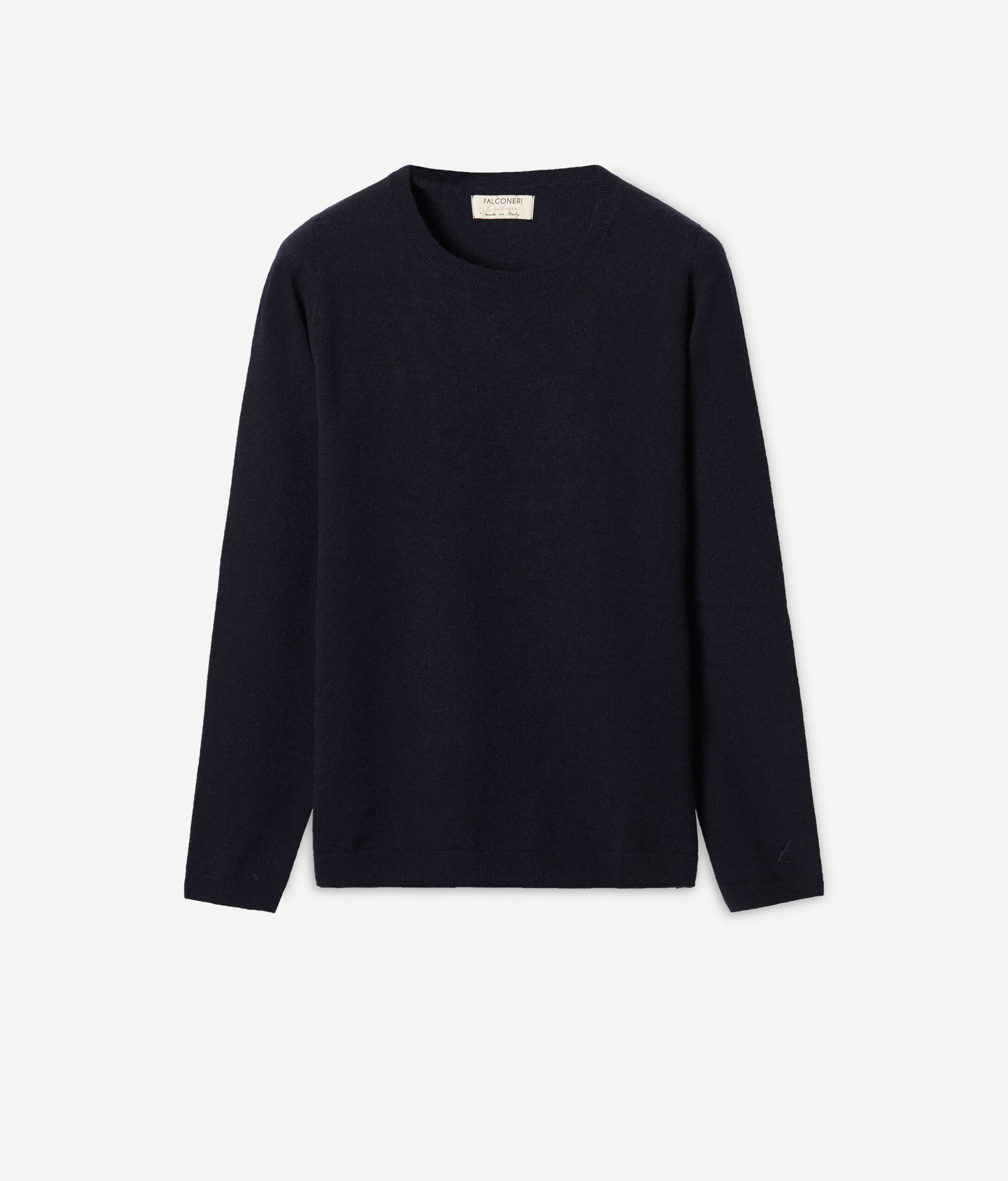 Pull à col rond en cachemire ultra-doux