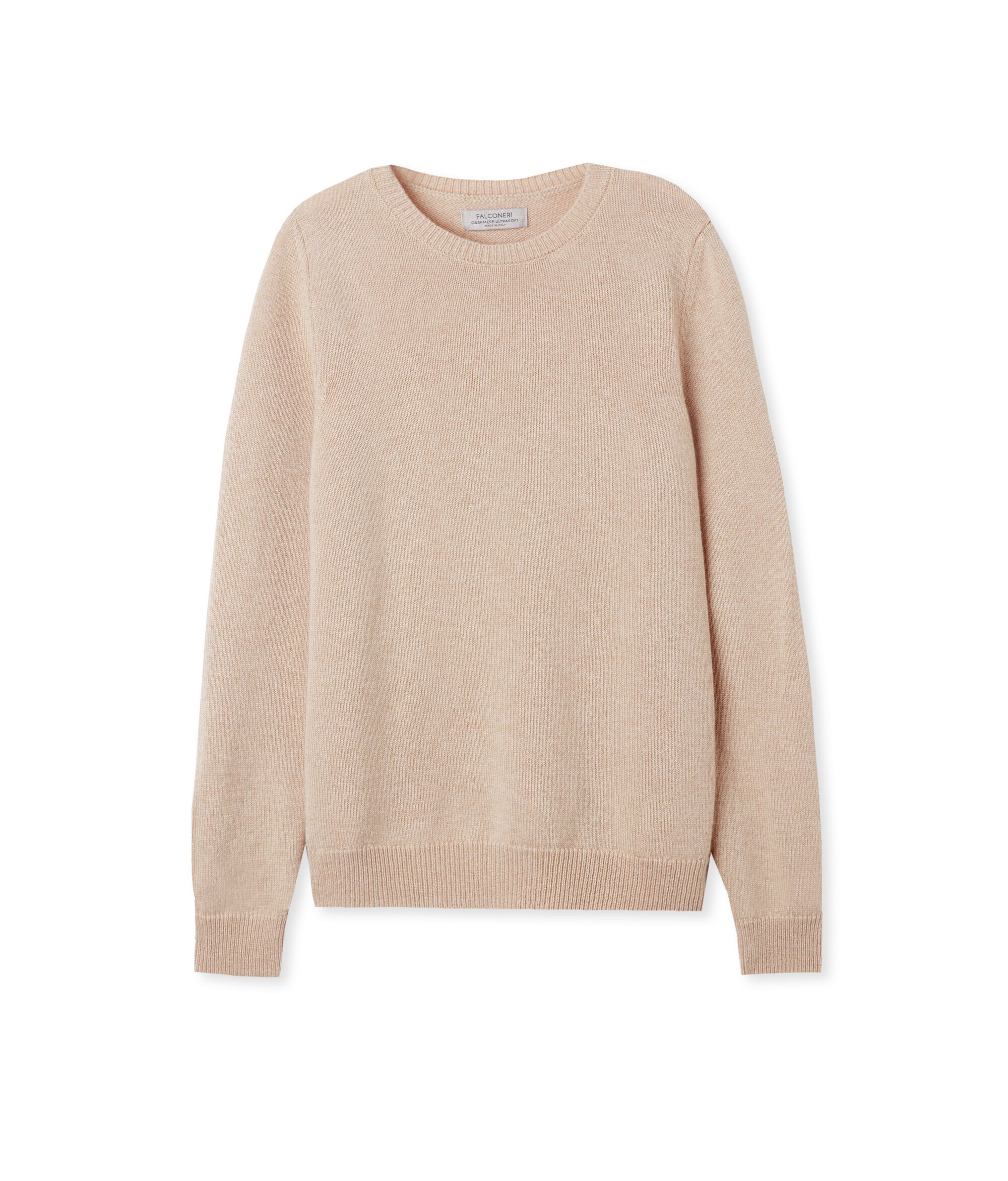 Pull à col rond en cachemire ultra-doux