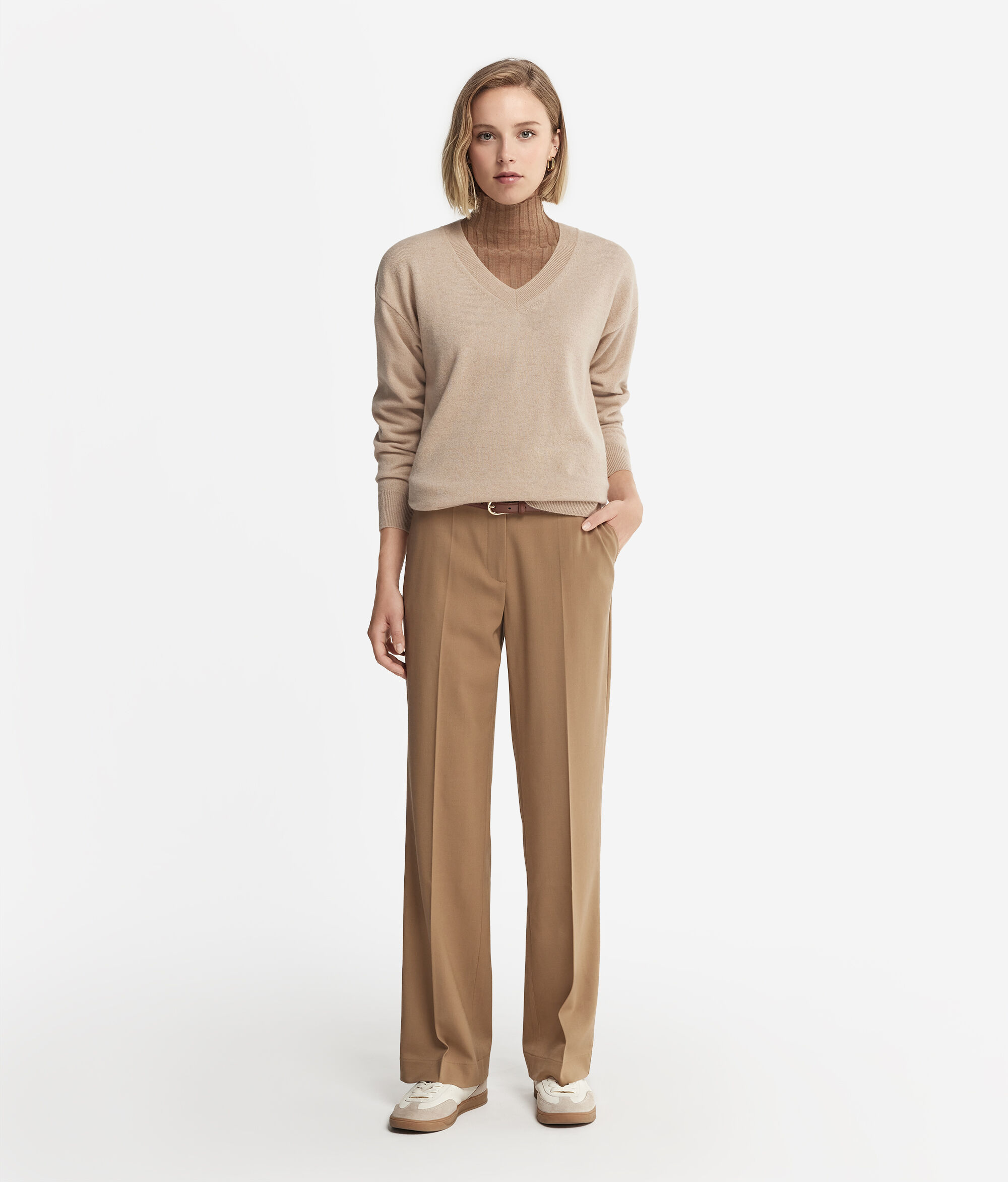 Maglia con Scollo a V in Cashmere Ultrasoft