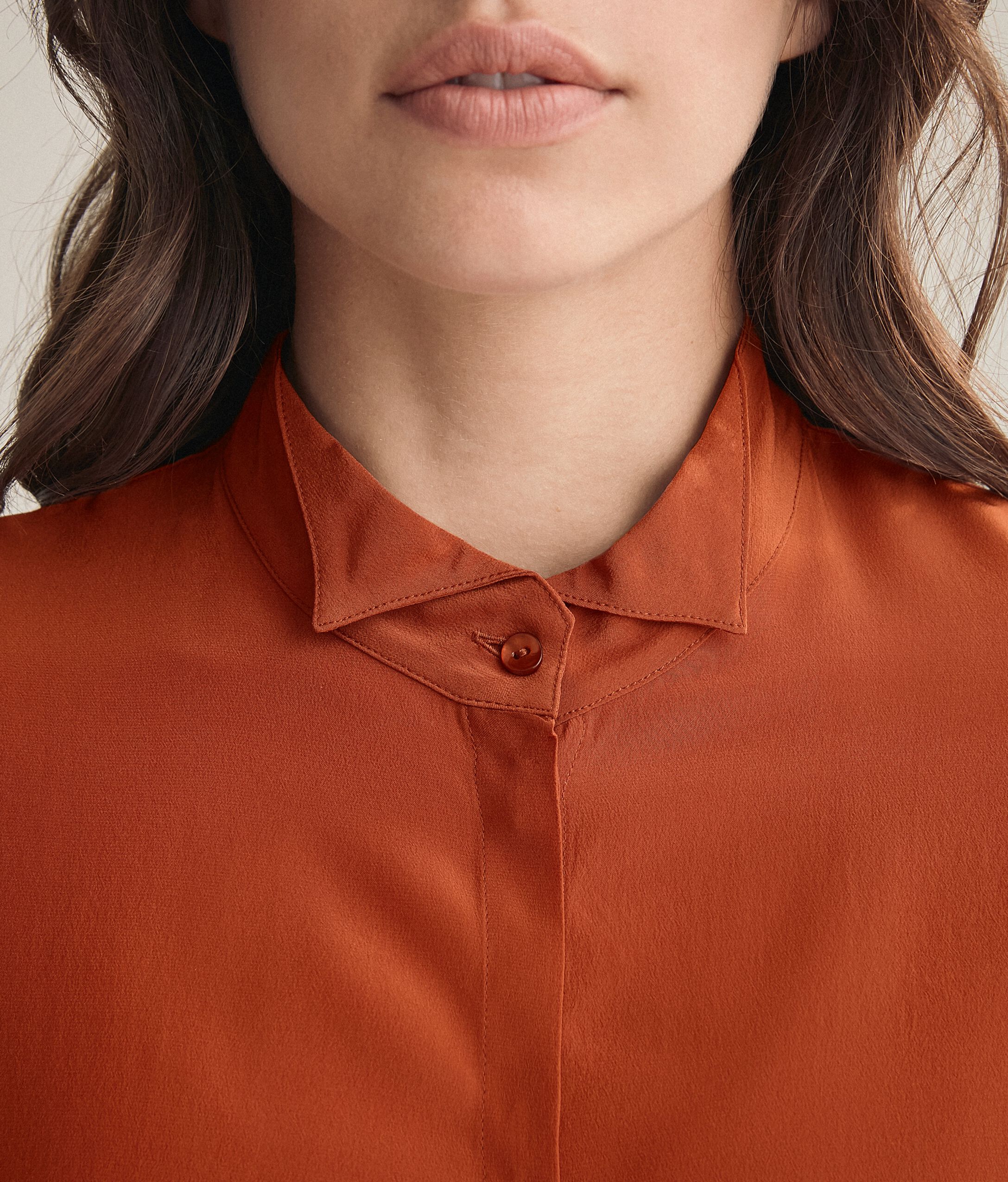 Camicia Smoking Crepe de Chine