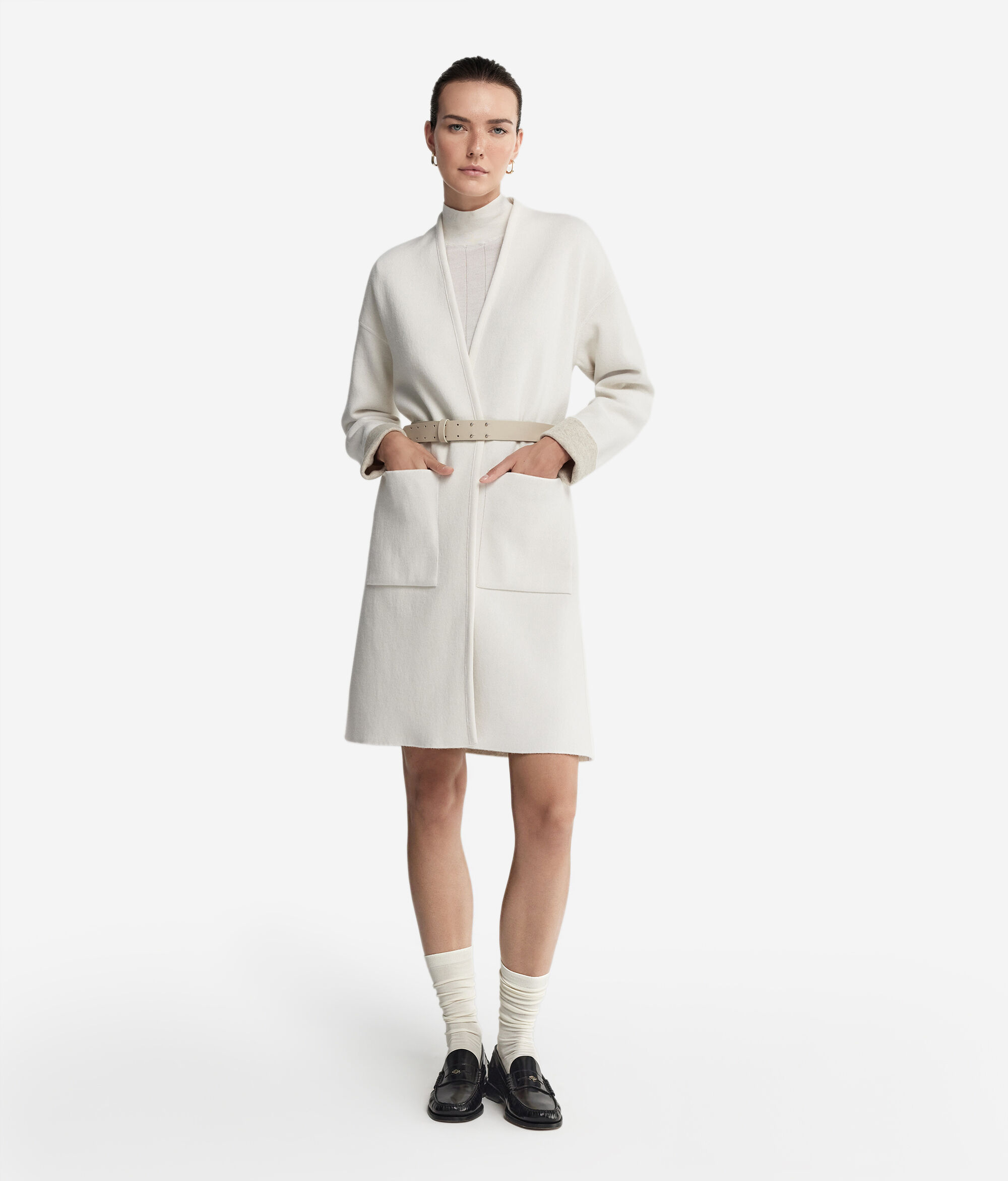 Abrigo en Cashmere Ultrasoft reversible